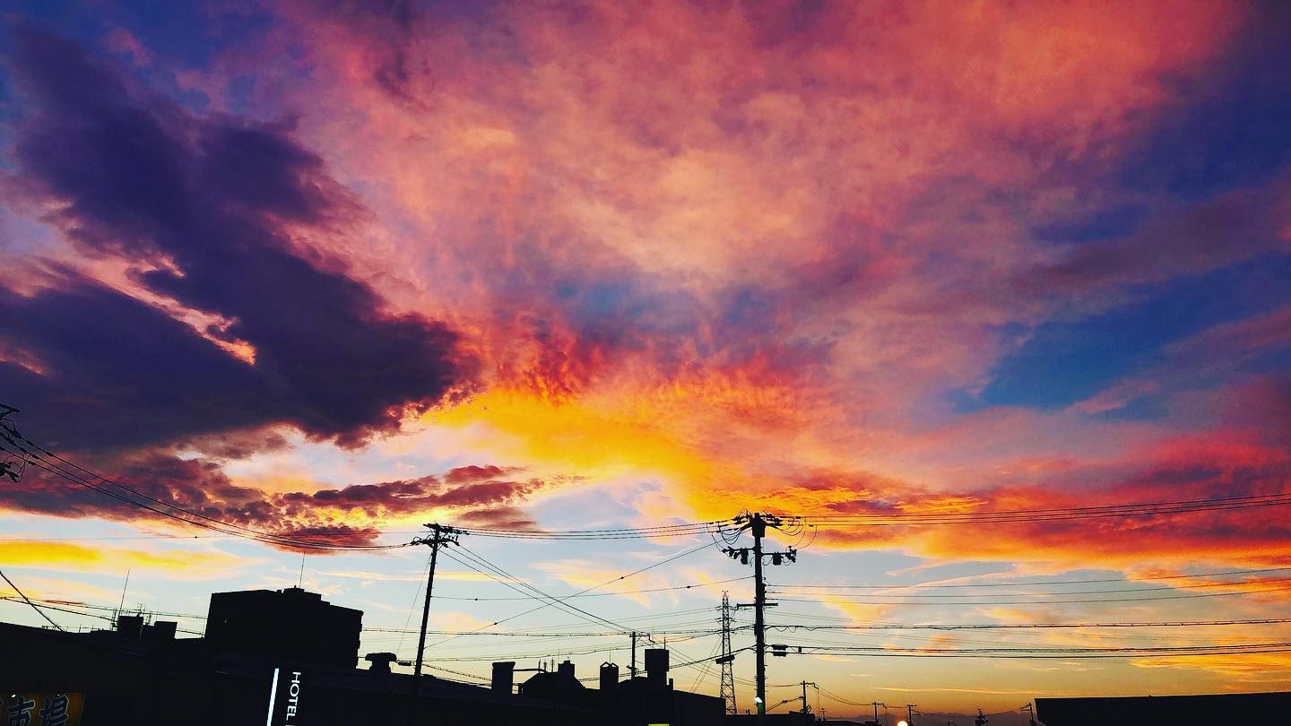 sky#空#景色#そらふぉと#そら部 #sunset#夕焼け空#夕焼け雲#夕焼け