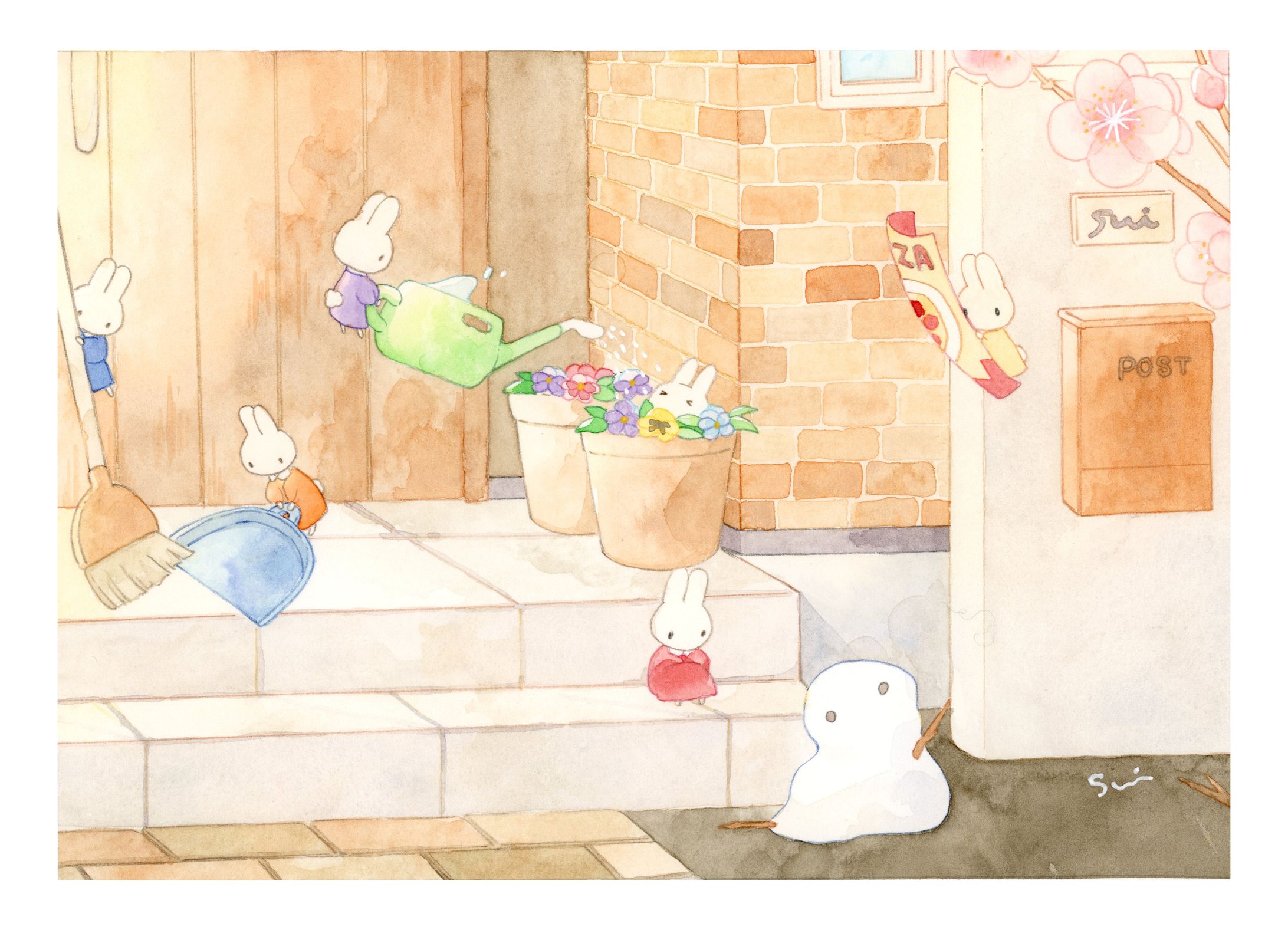 「ばいばい2がつ、こんにちは2がつ」-1