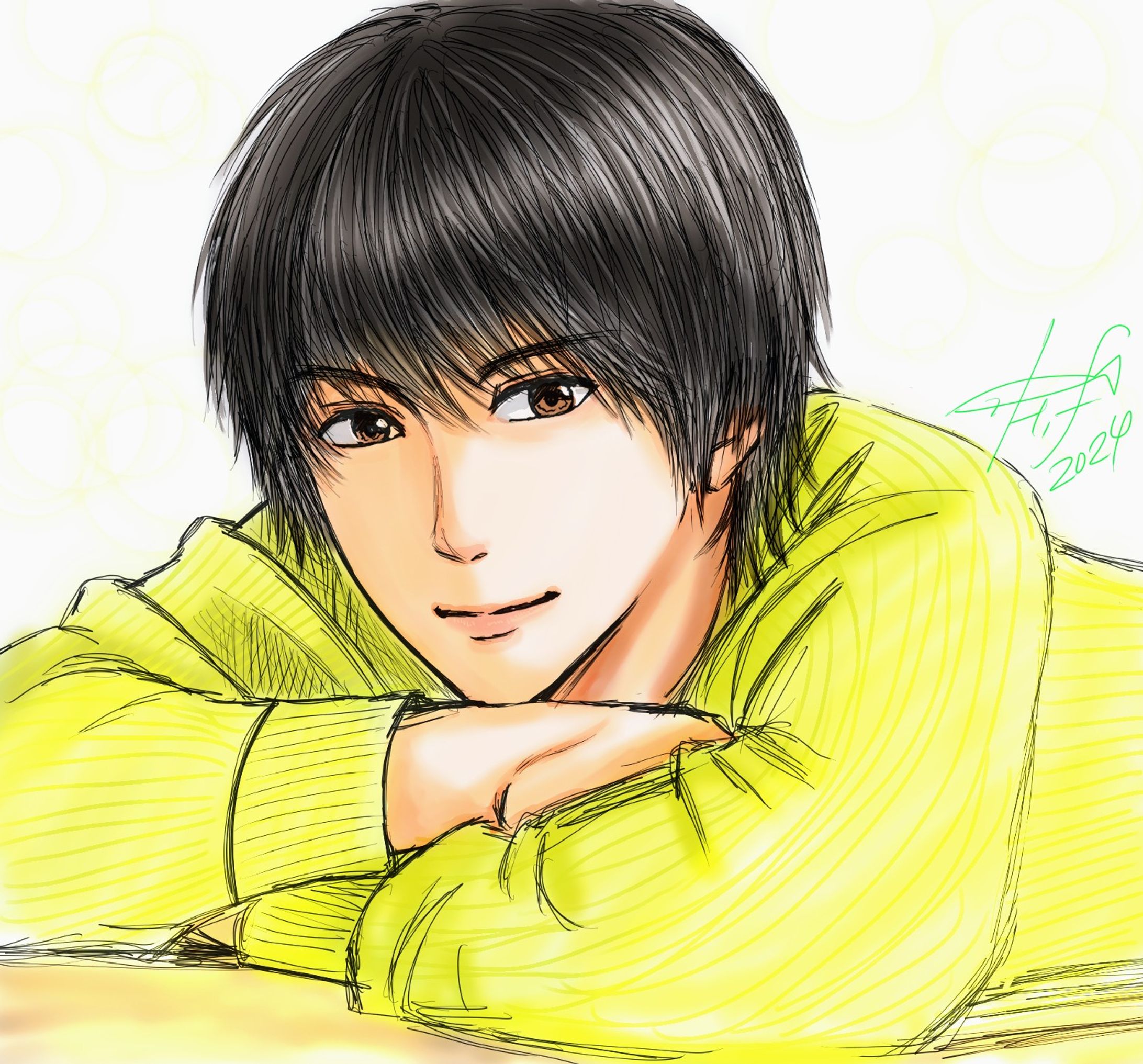 和田さんフォトエッセイ表紙模写-1
