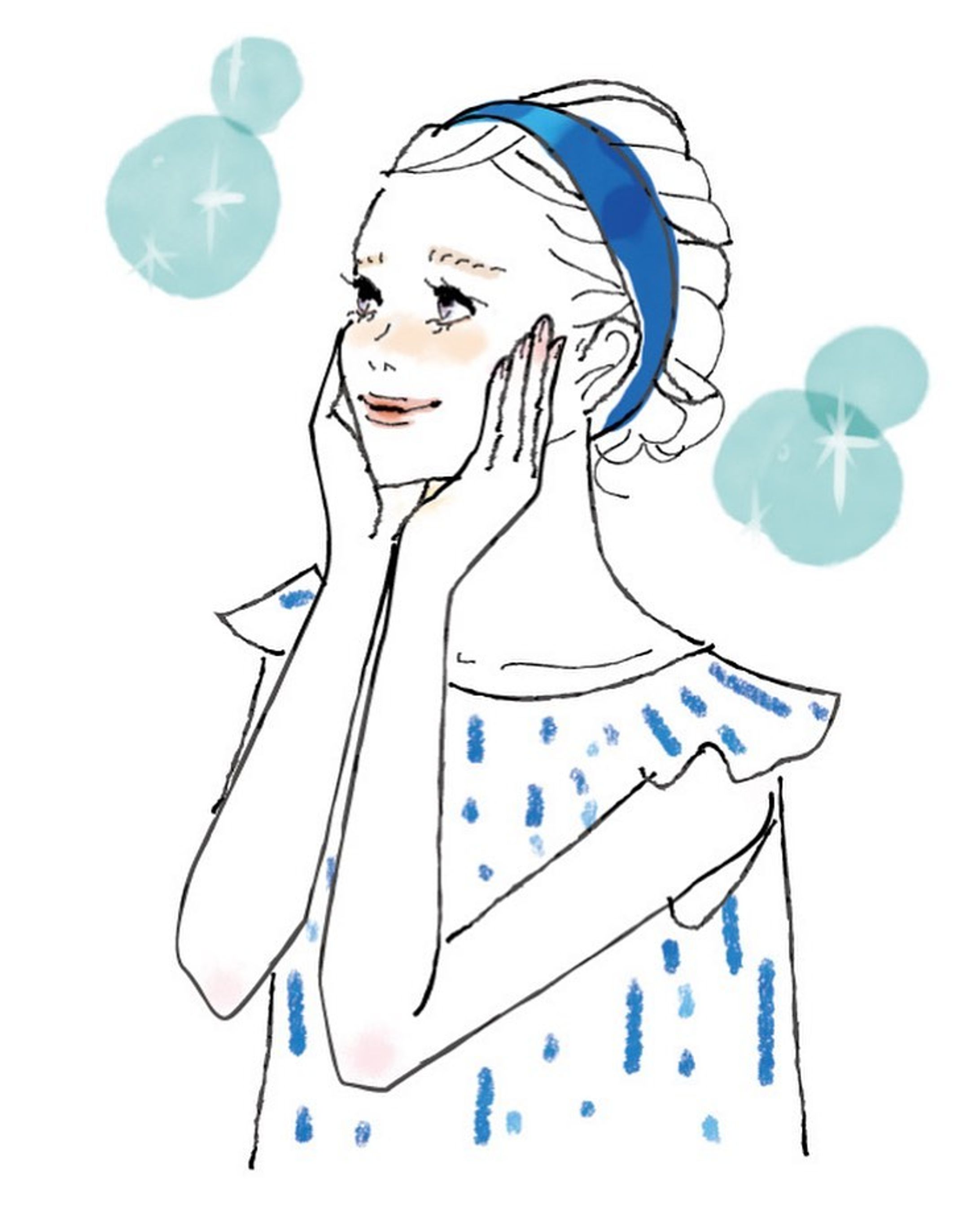 【お仕事】IGNIS様のハルダヨリにて
新商品「ホワイトラッピングジェリー」の使用感イメージイラストを描かせて頂きました。

キュッと肌が引きあがるジェリーです✨

#ignis_official-1