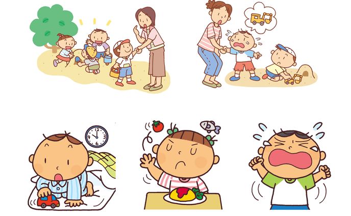 講談社　げんきファミリーイラスト