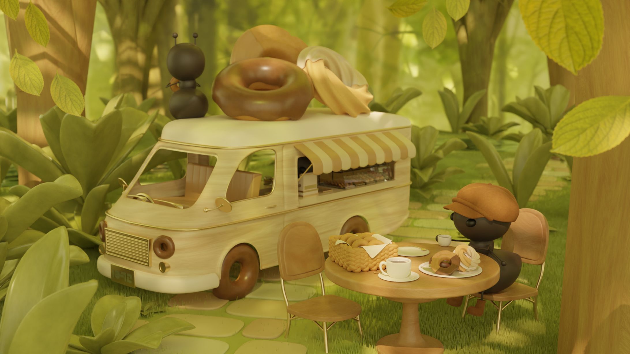 Break time for worker ants-1