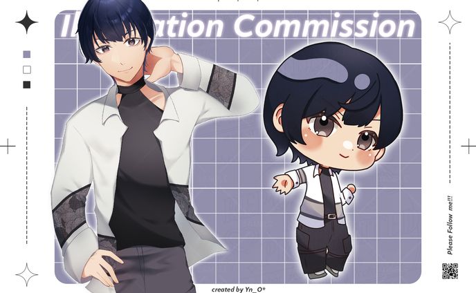 【イラスト】リズム様 グッズ用イラスト