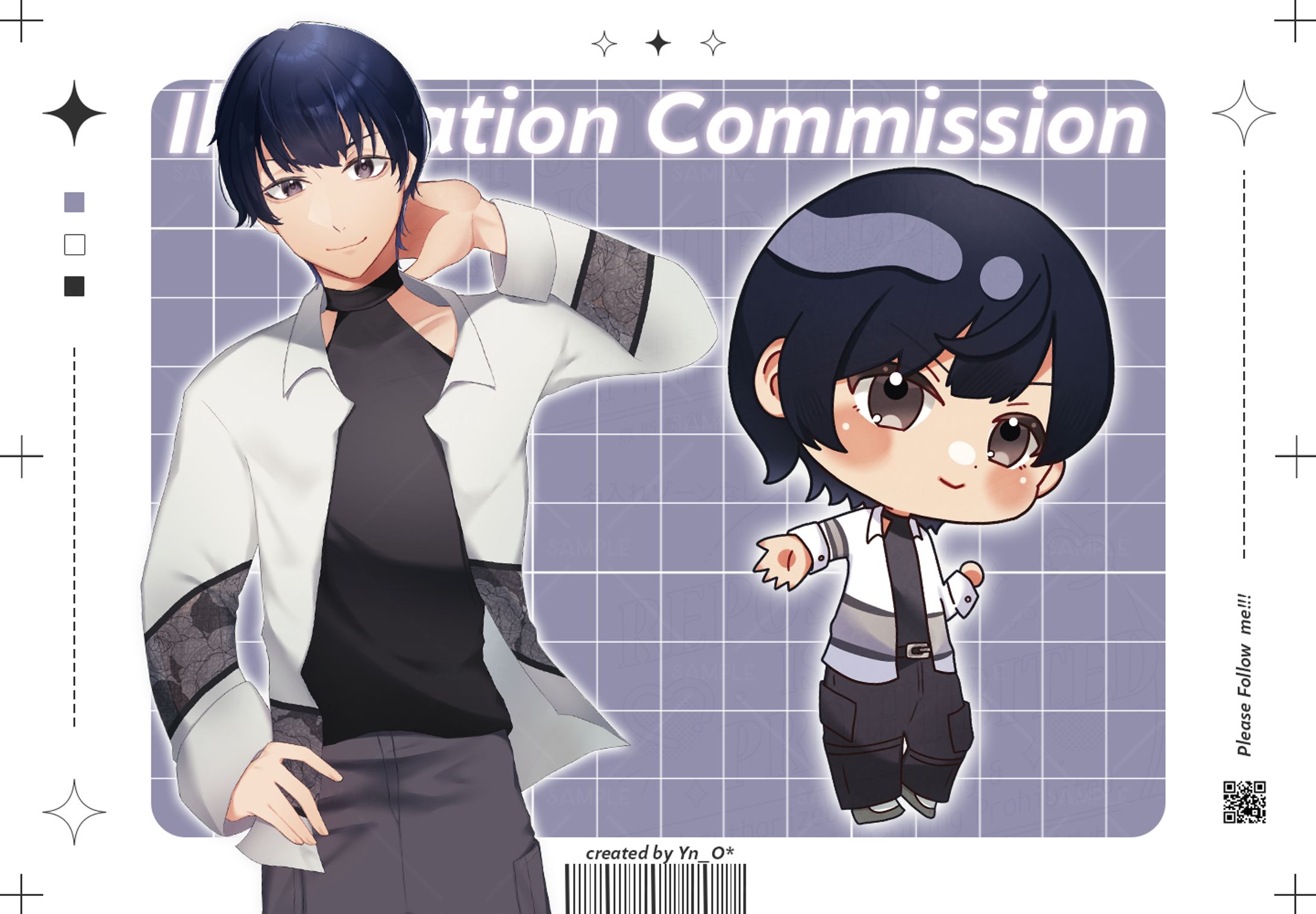 【イラスト】リズム様 グッズ用イラスト-1