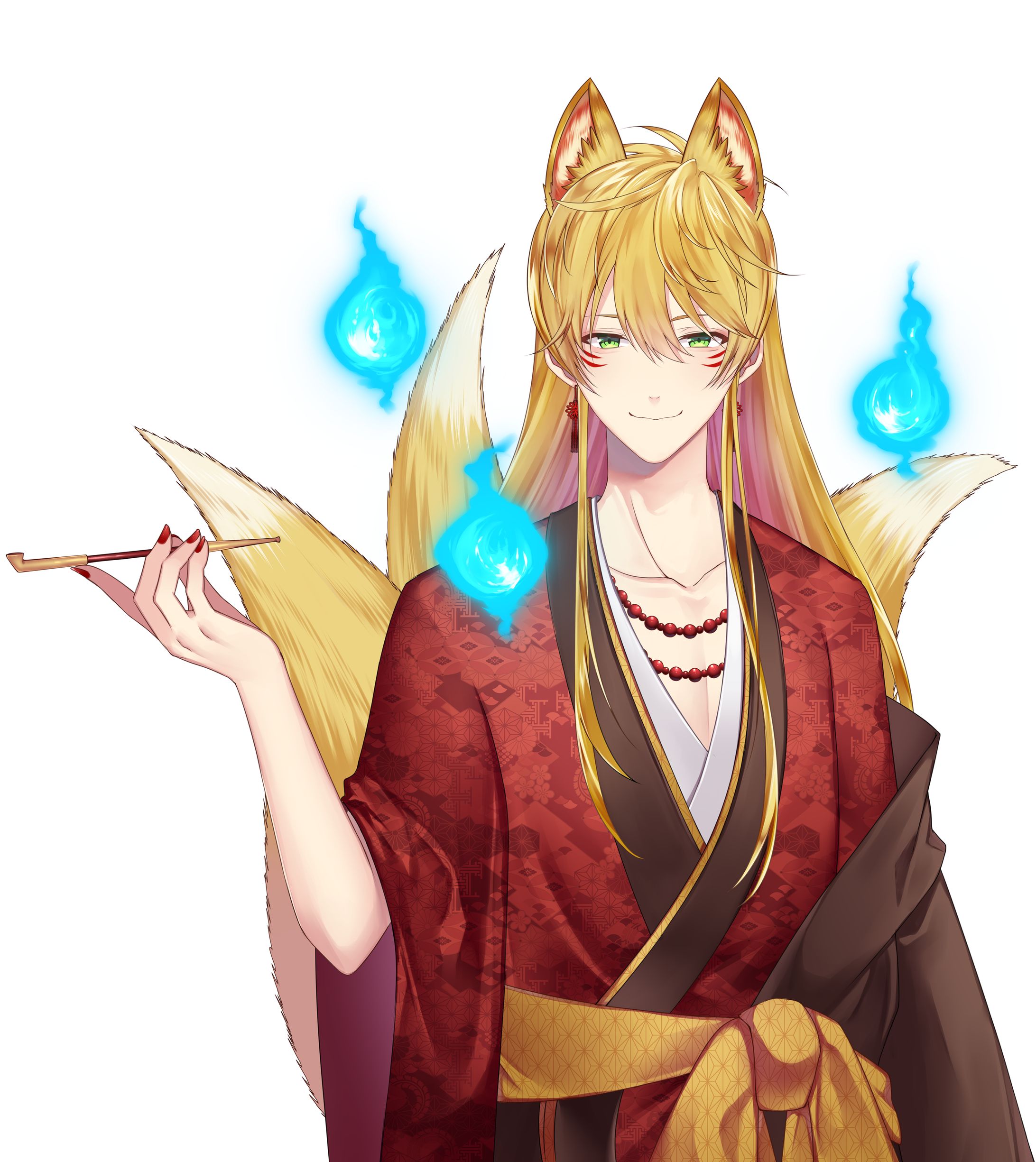 〖キャラクターデザイン〗萩野海様 和装ver.〖Vtuber〗-1