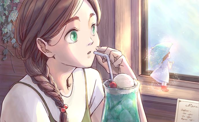 イラスト　漫画、対談