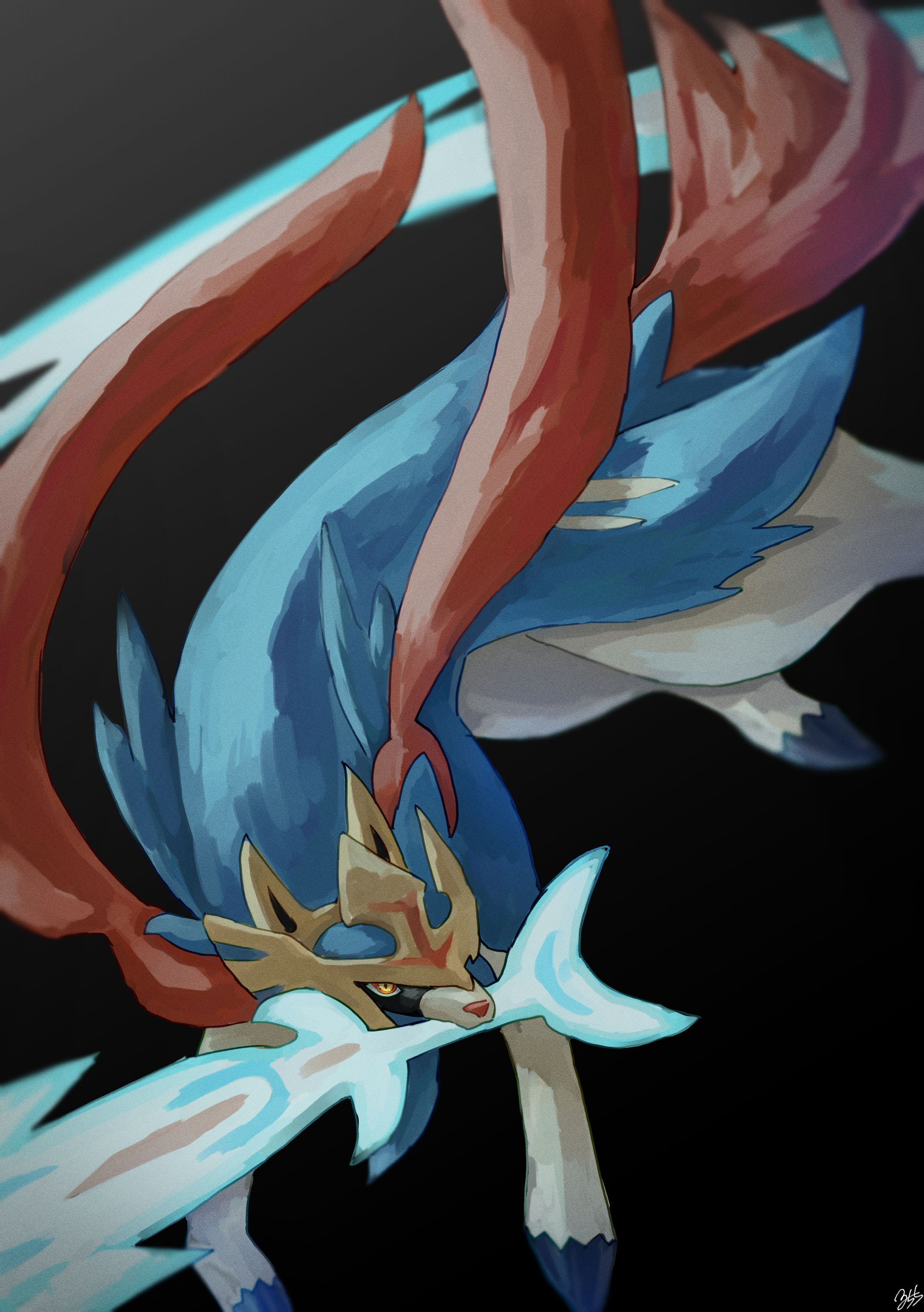 【二次創作】ザシアン (‎2024‎年‎9‎月‎17‎日制作)-1