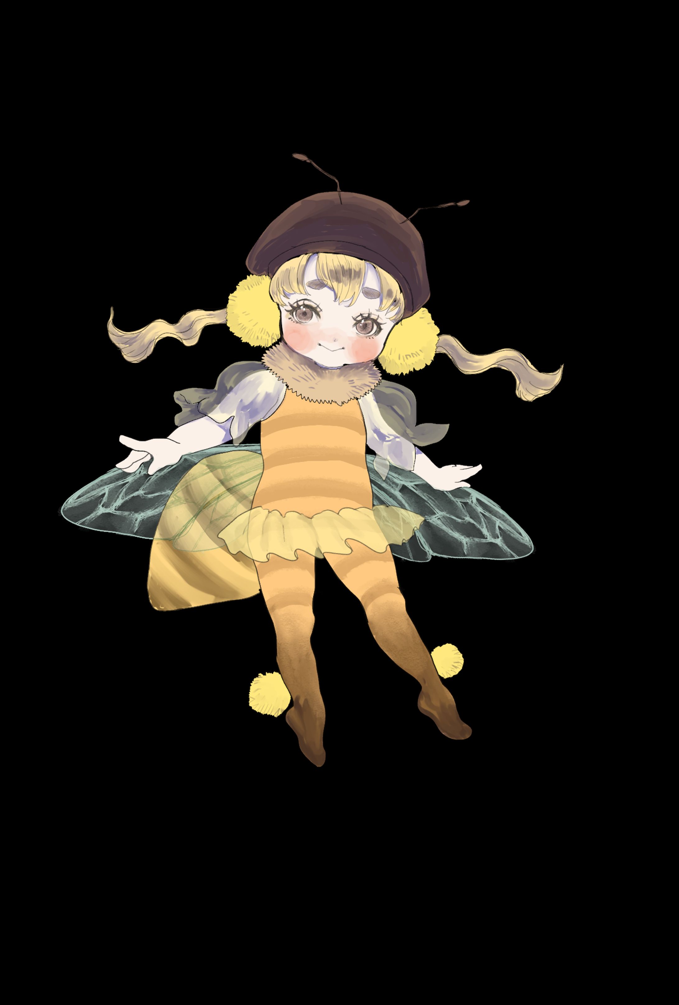 ミツバチ擬人化・妖精-1