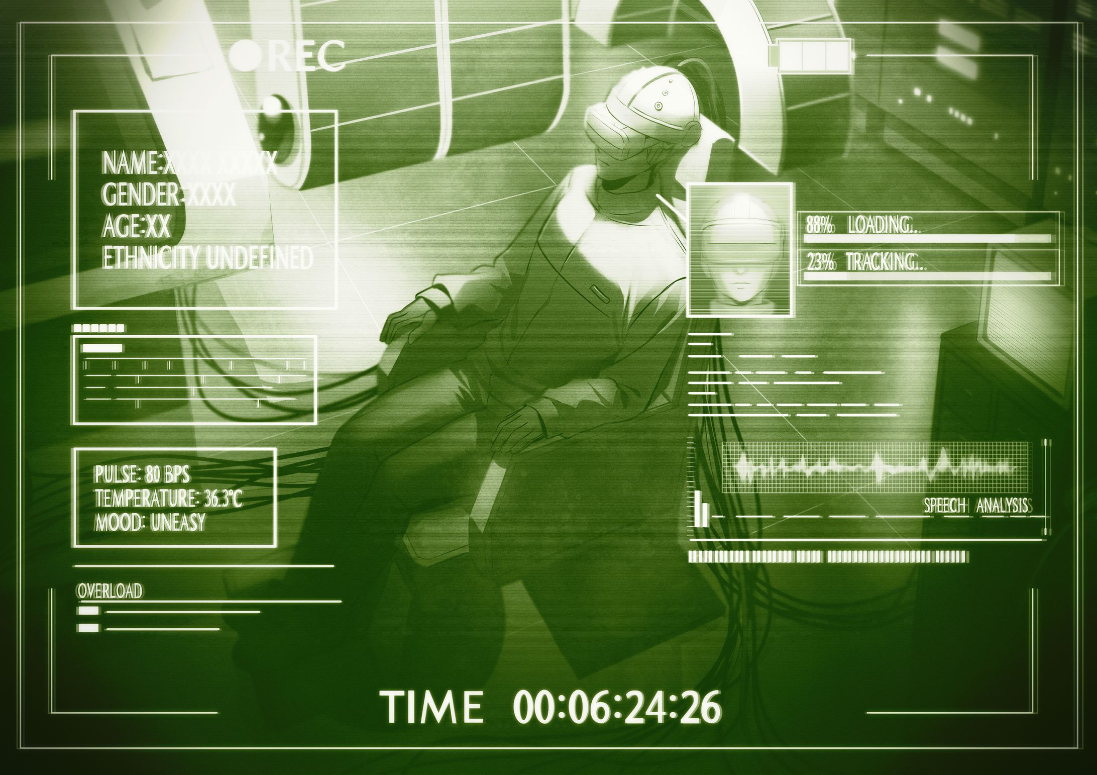 【仕事絵】DIGIMONSEEKERS モノクロ挿絵❷-1