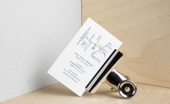 地図入りショップカード