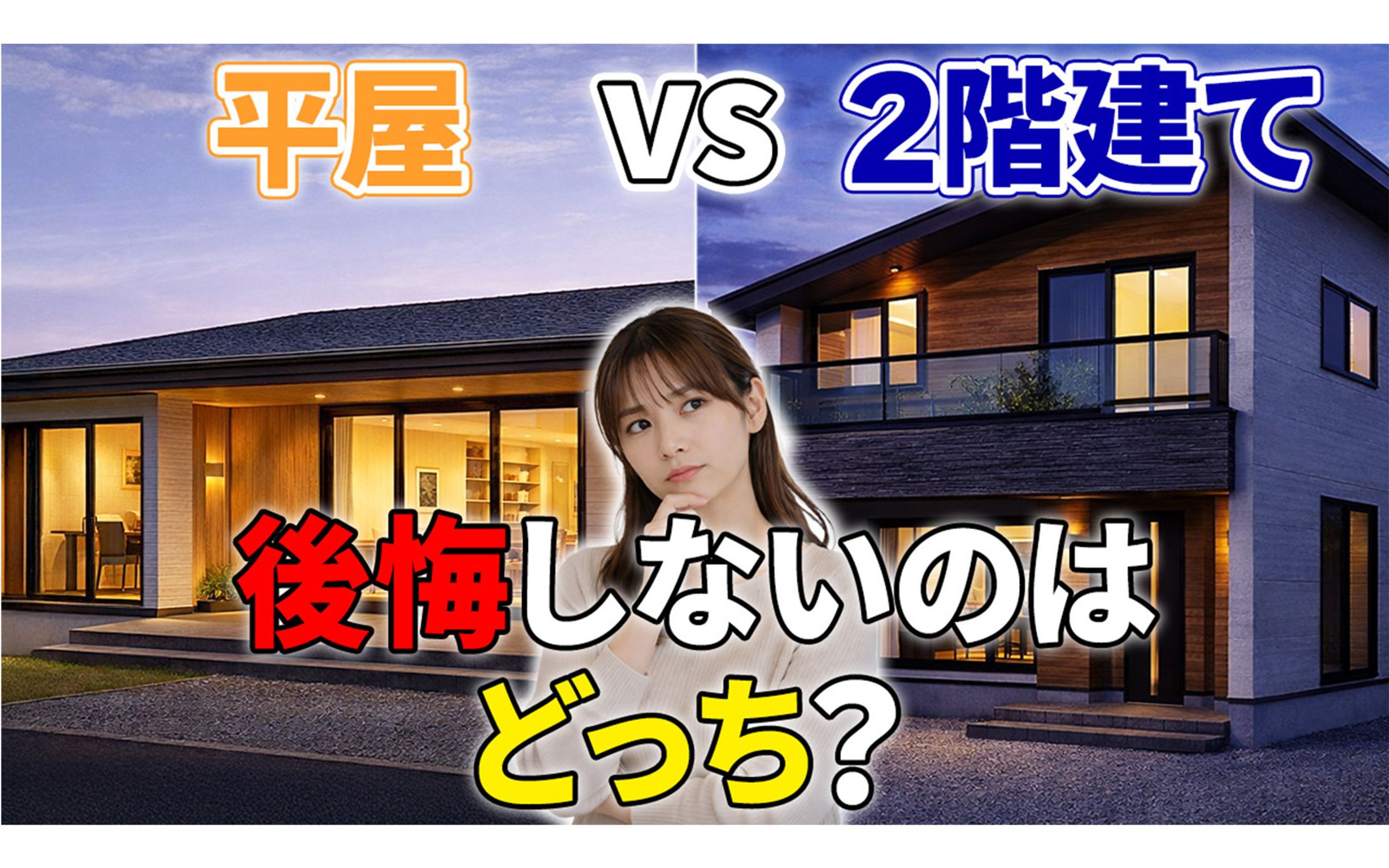 【比較訴求】平屋 vs 2階建て-1