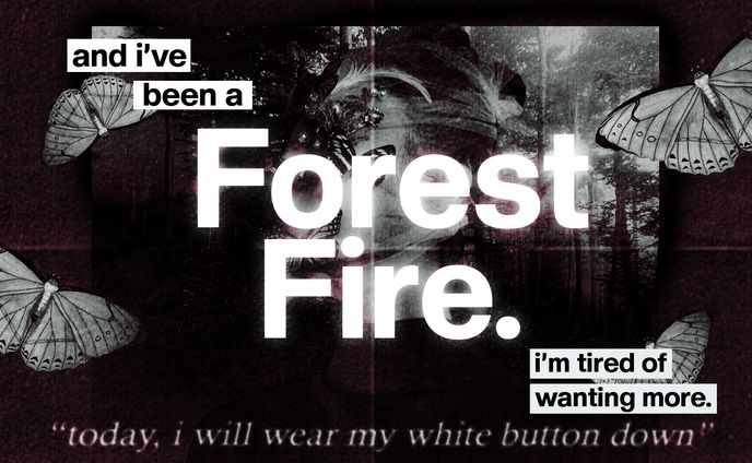 MISC: "I'VE BEEN A FOREST FIRE."