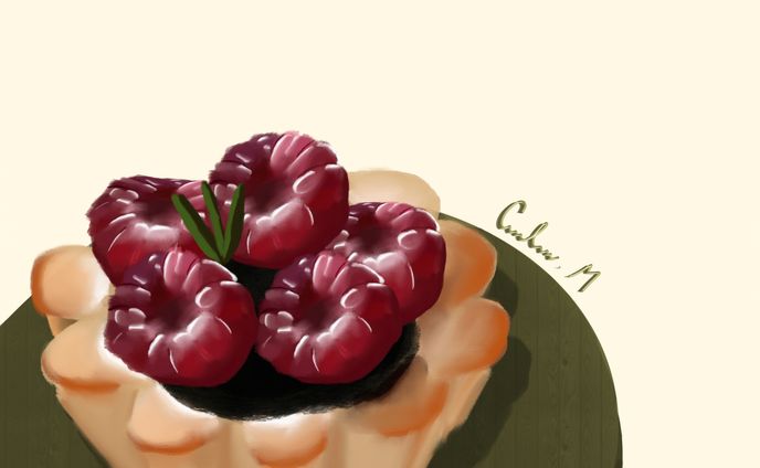 Raspberry tart