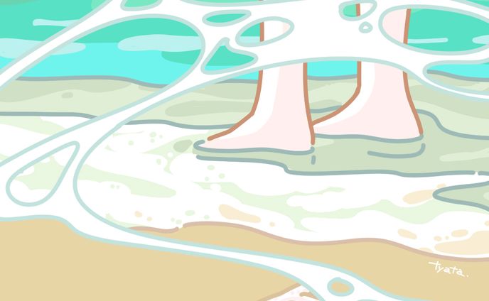 線強めイラスト