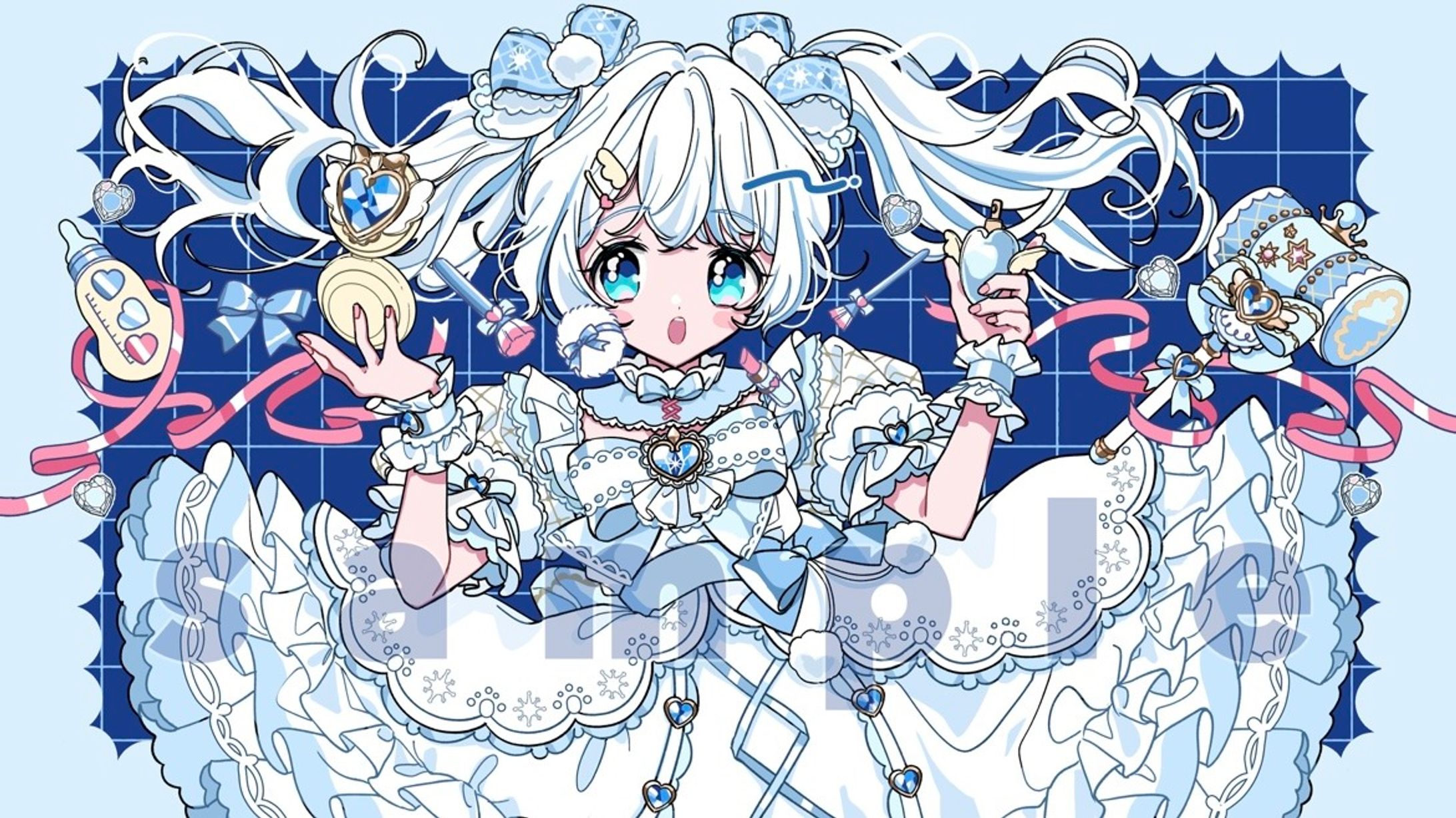 配信待機画面 / 雪乃みぬ様-1