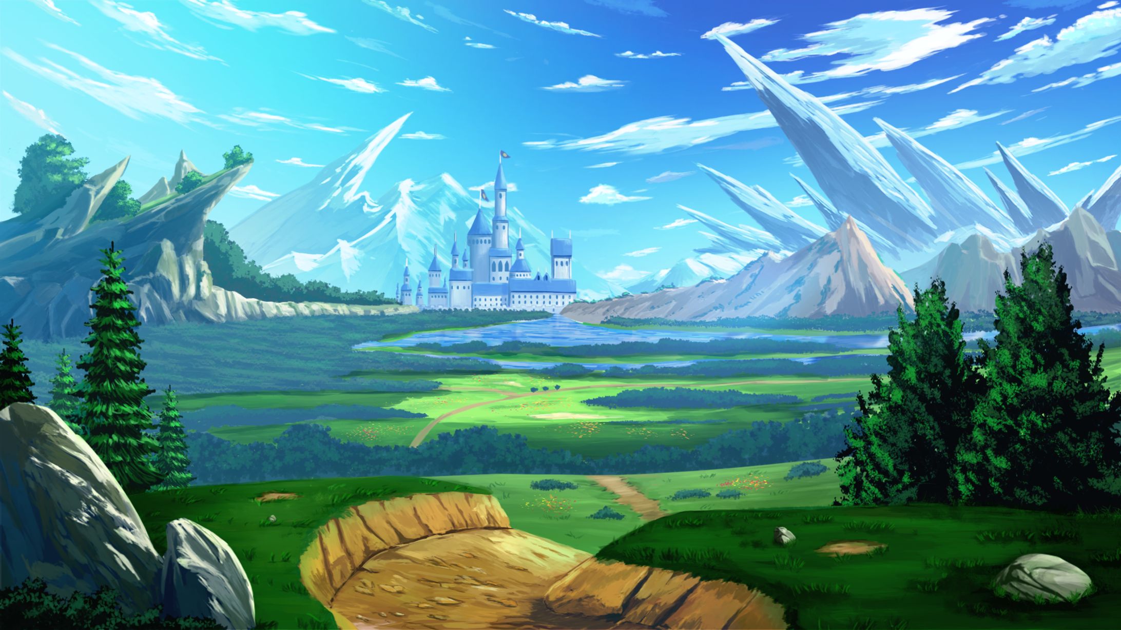 お城までの道のり-1