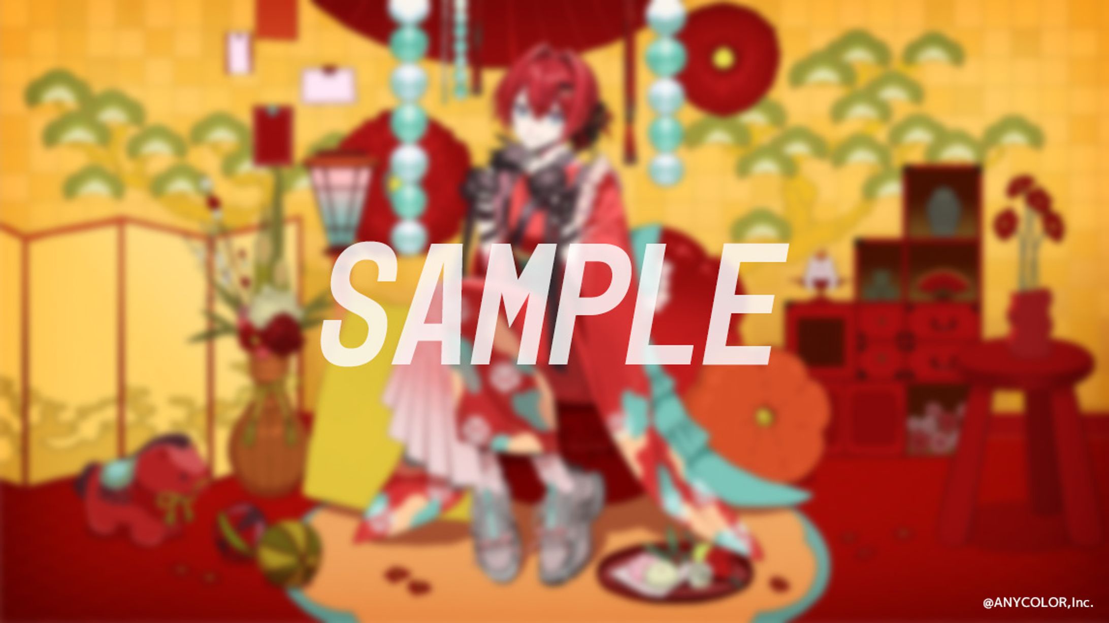 にじさんじ所属アンジュ・カトリーナ様 1月メンバーシップ限定壁紙-1