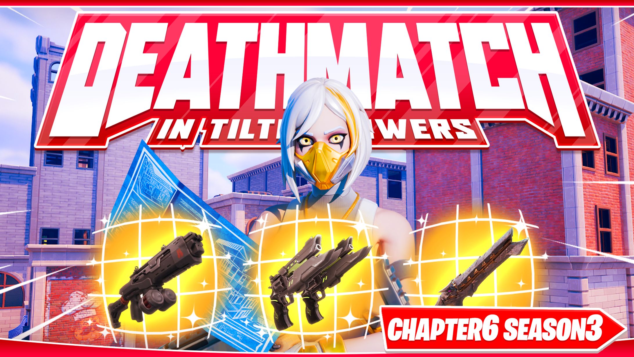 3D CGゲーム内マップサムネイル(Fortnite)-1