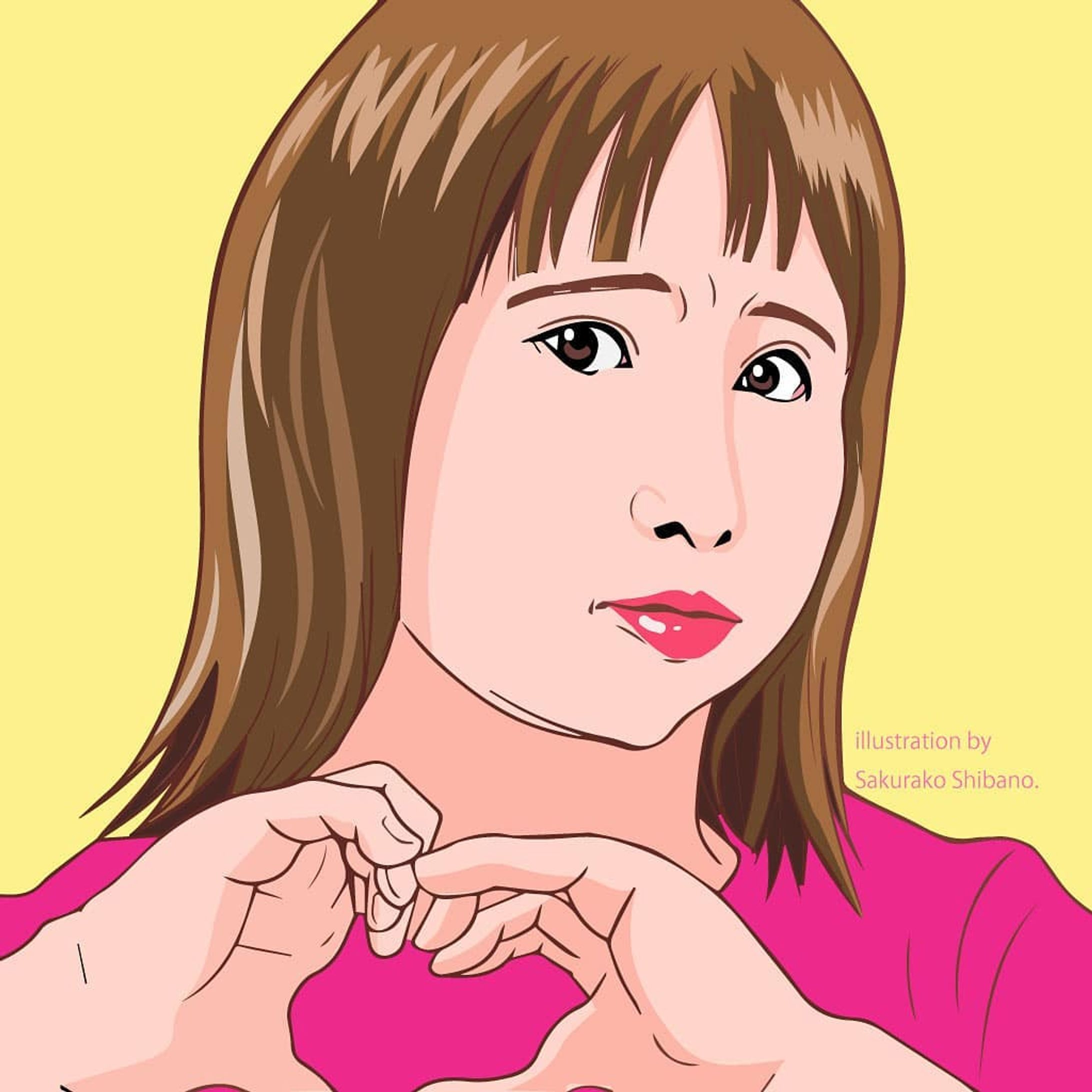 線画以外はIllustratorで描いてみました！
大松絵美ちゃん！(@emirin1004 )
#エミリンチャンネル 
#チャンネル登録 #100万人 
#おめでとうございます 
#illustrator #illustration #art #似顔絵-1