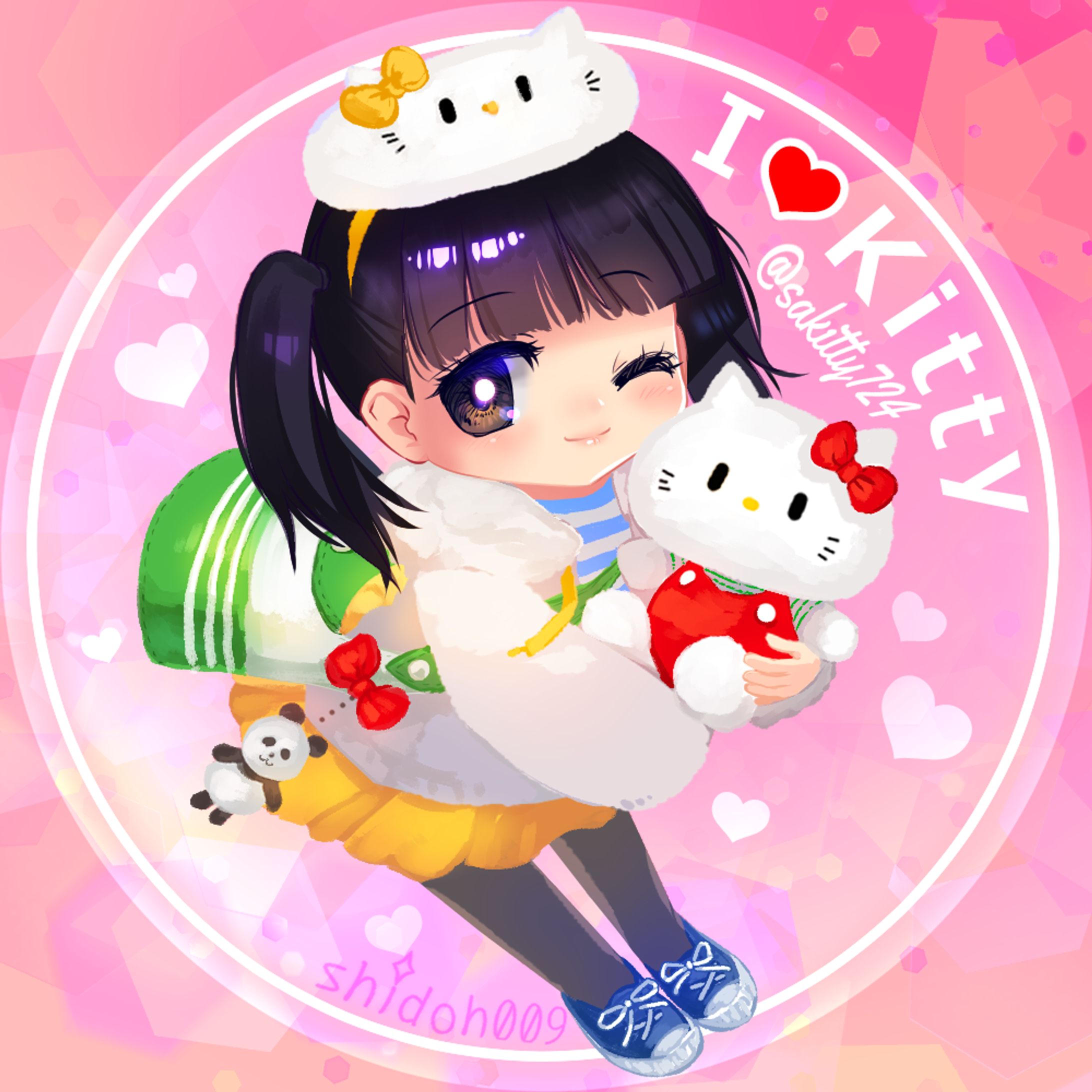 Panoda girl ~ I love Kitty ~-1