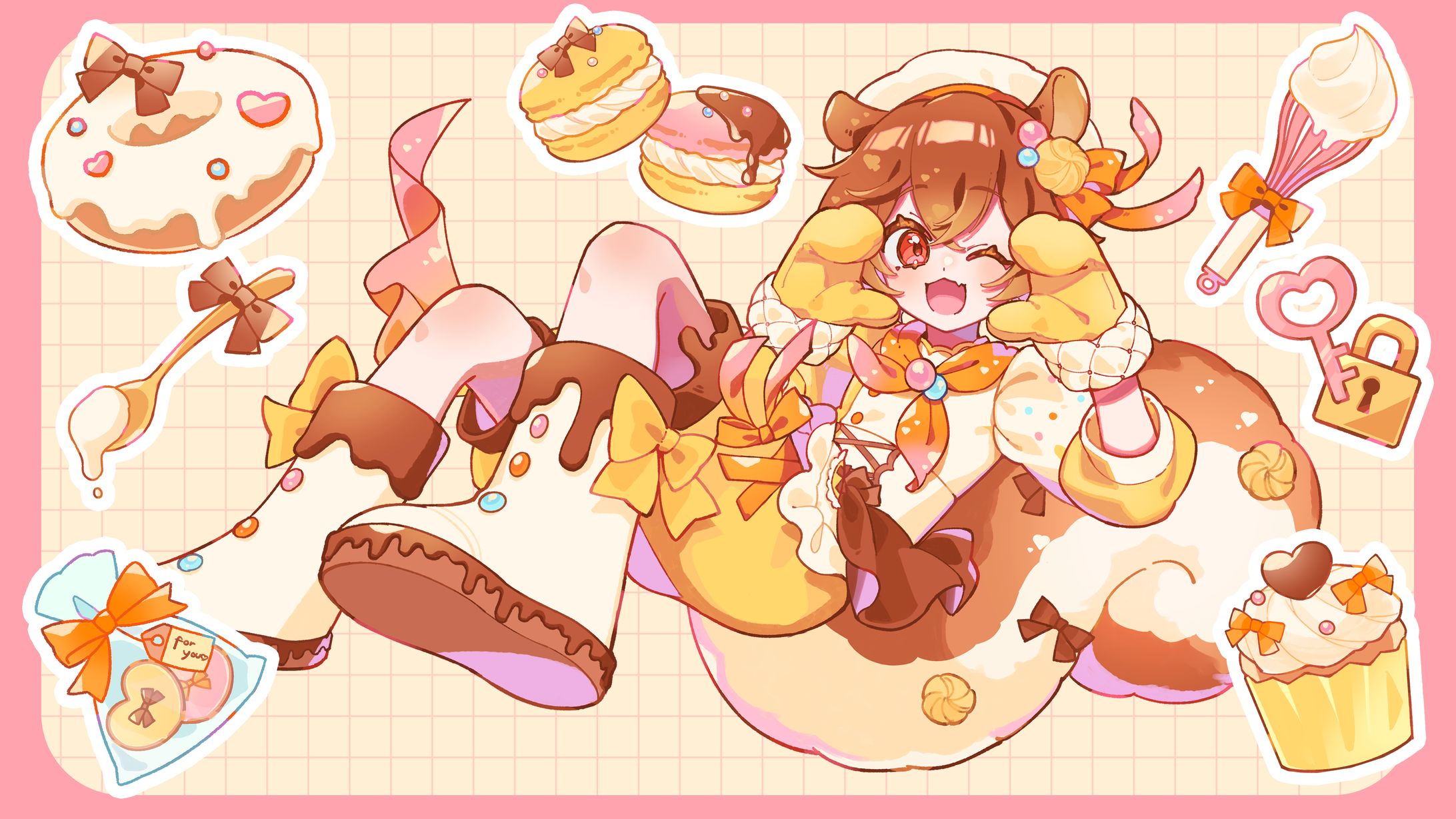 【MVイラスト】VocaDuo2026/コラコレ2026 参加作品『コイゴコロアップデート！』-1
