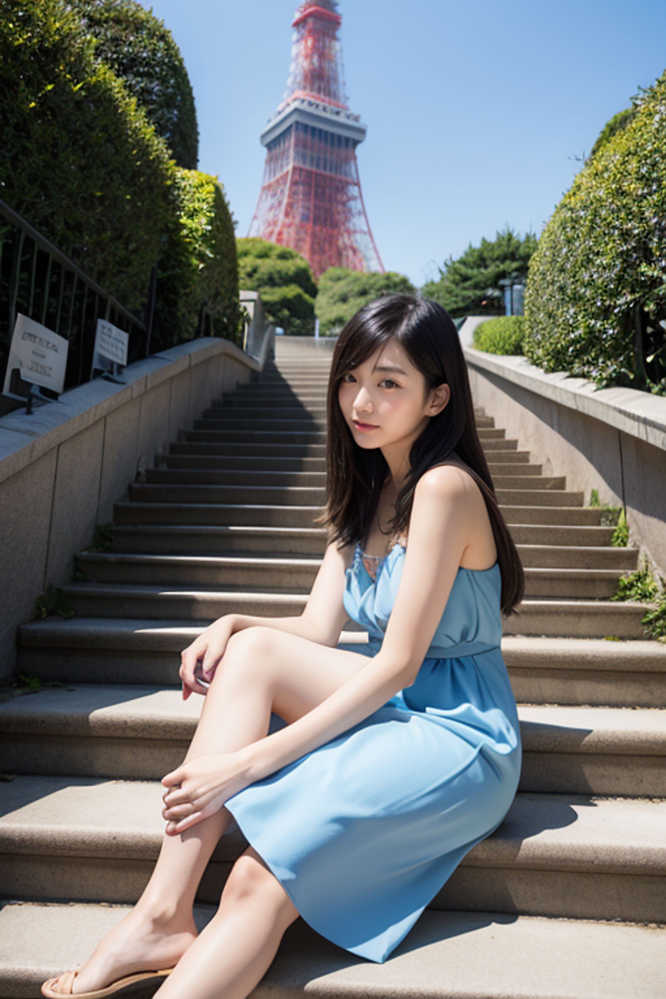 東京タワーのもとで-1