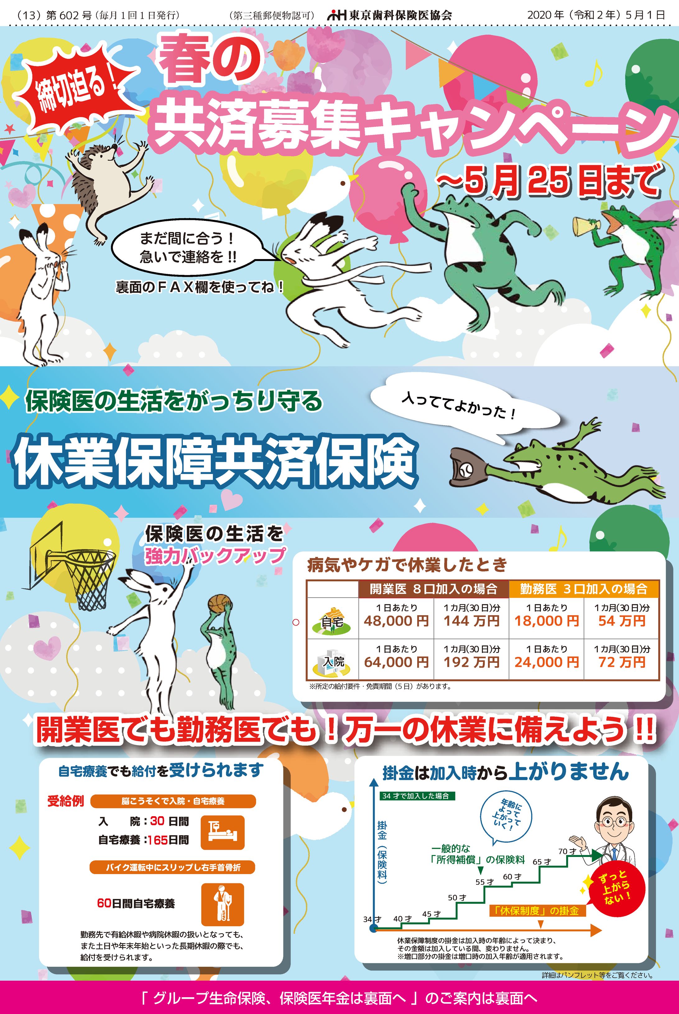 保険会社　折込チラシ-1