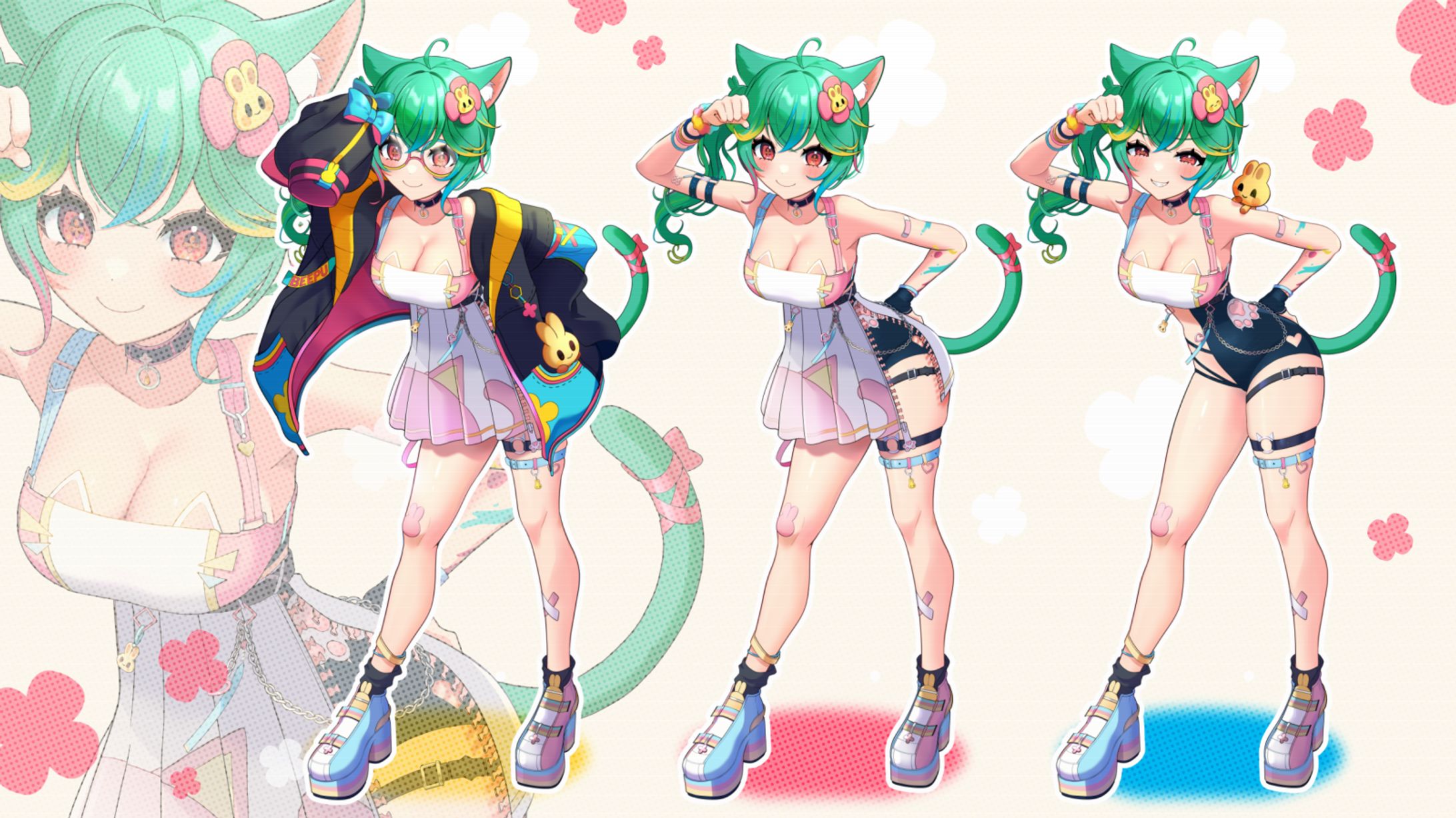 VTuber VChiban Rosedoodle｜Fanart-1