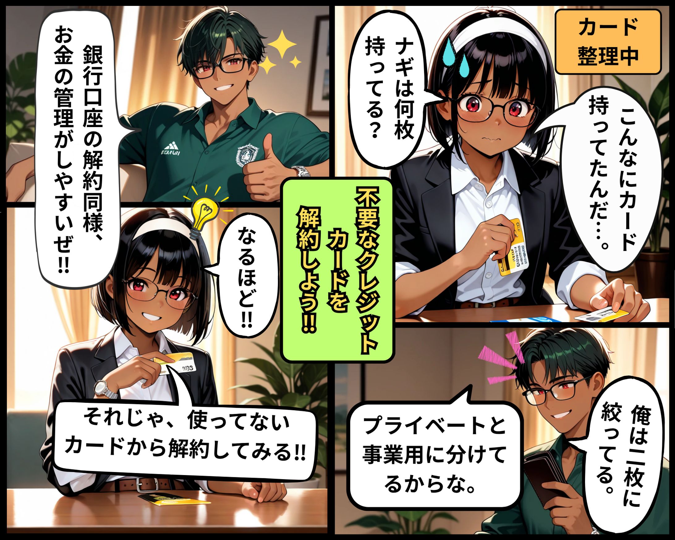 不要なクレジットカードを解約しよう‼-1