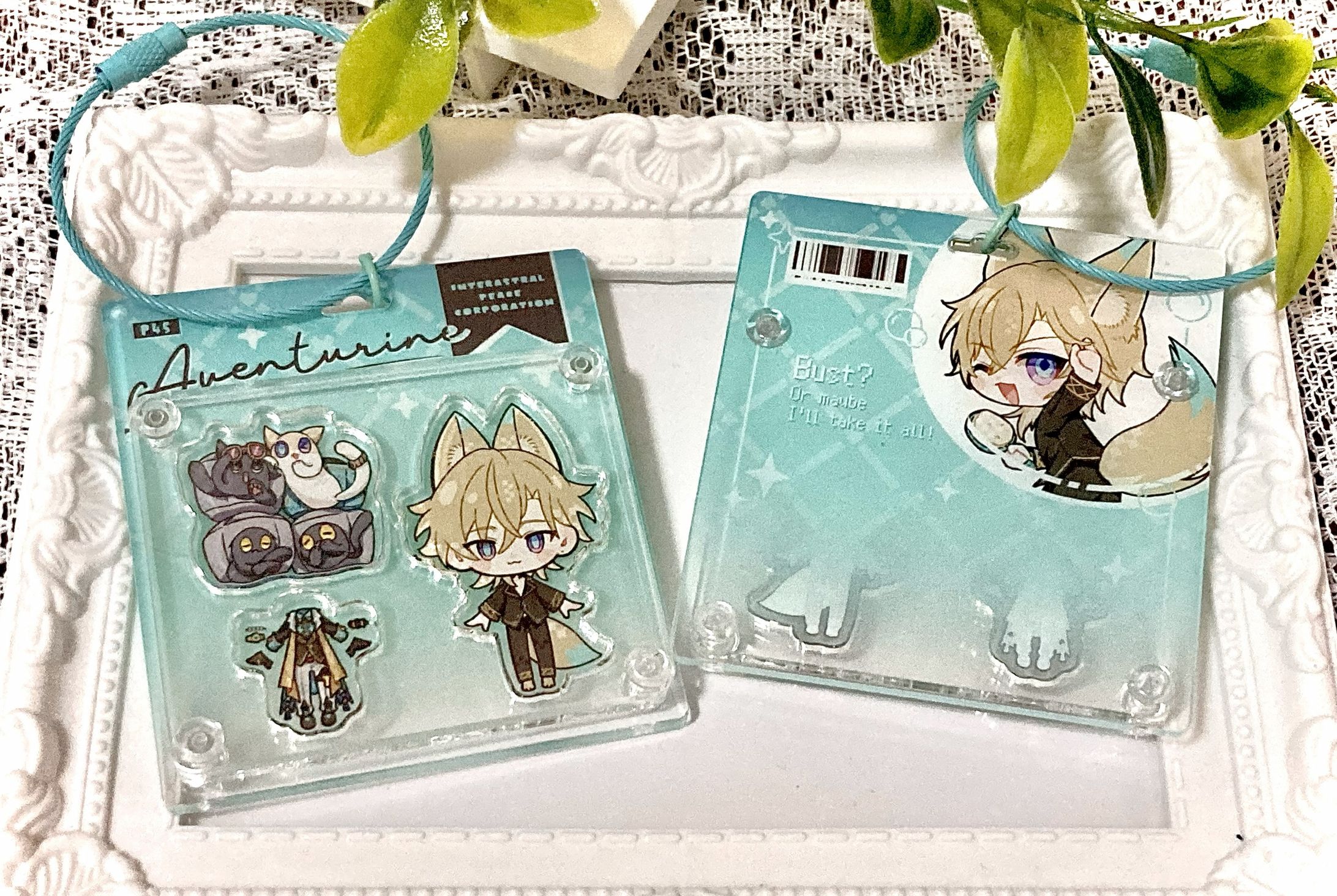 【FA】アベンチュリンパッケージ風アクキー-1