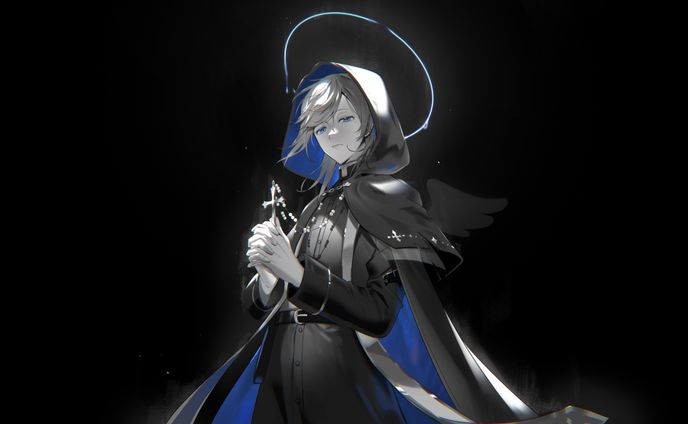 叶さん歌ってみたMV「福音」イラスト