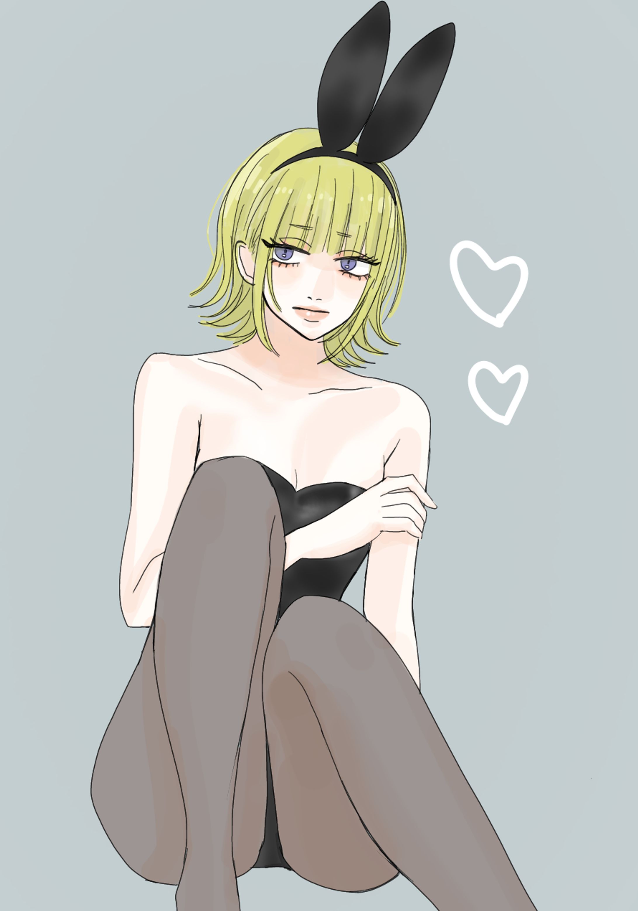貧乳つり目なバニーガール-1