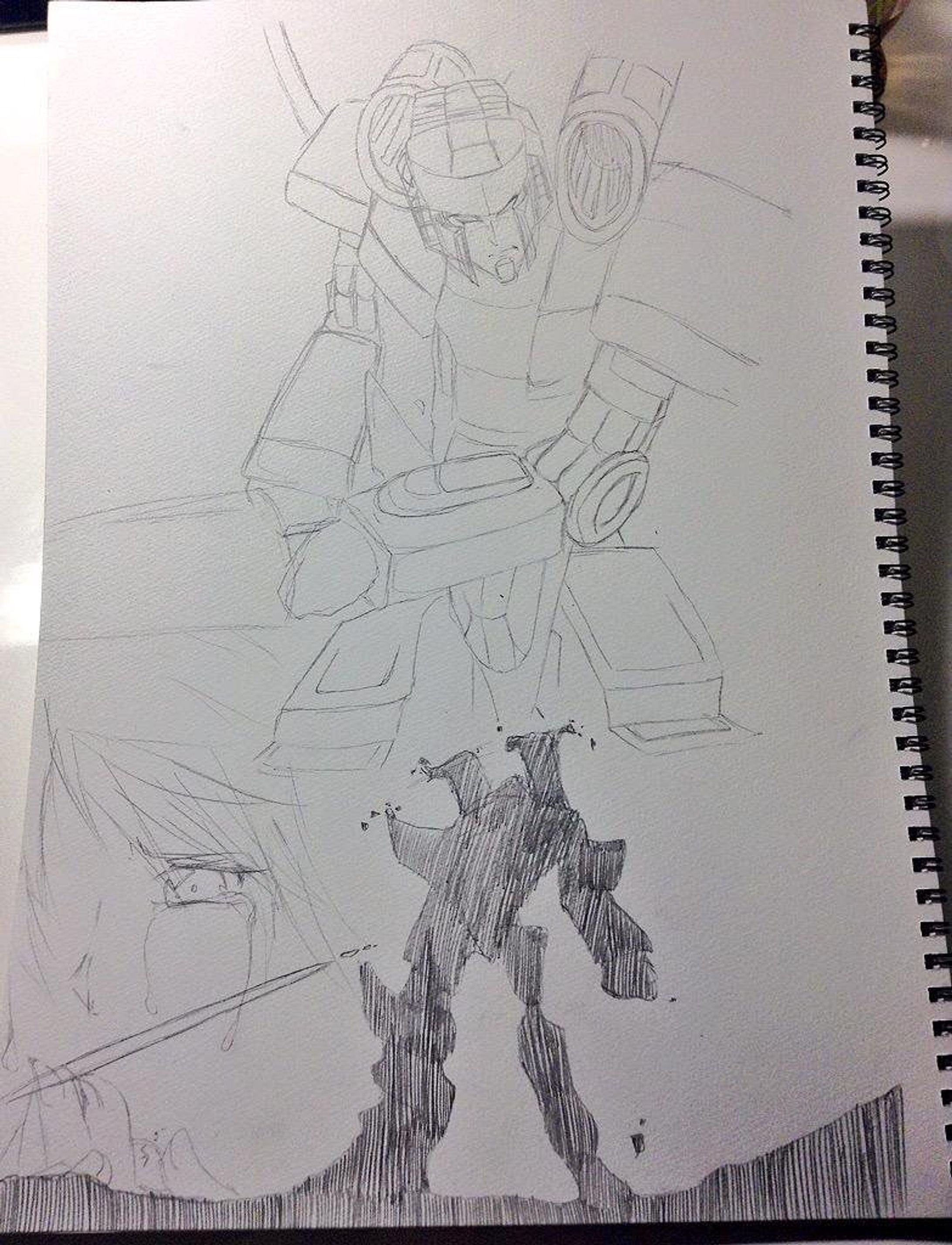 ワンドロ（模写）トランスフォーマー｜マイ伝-1