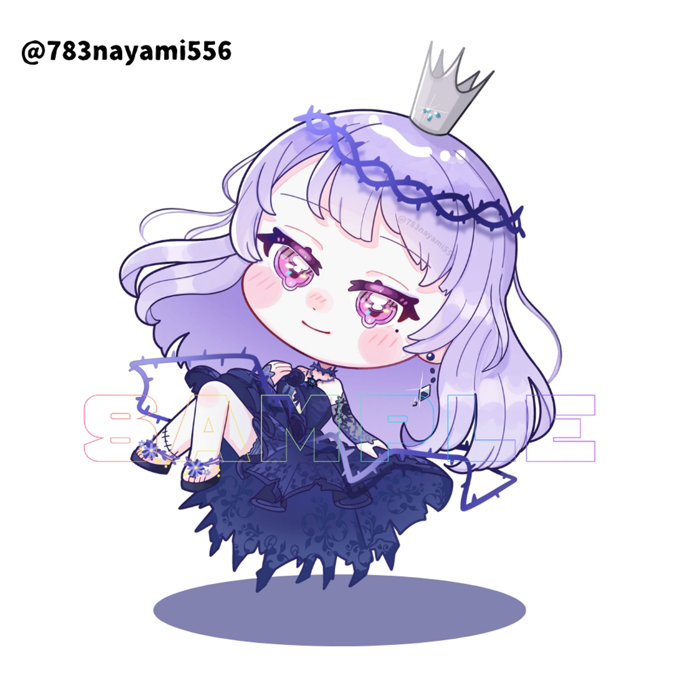 りちゃ様SDイラスト-1