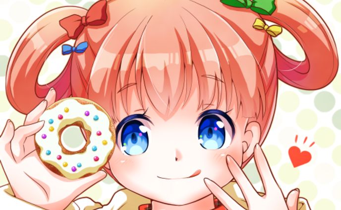 イラスト、漫画、女の子イラスト