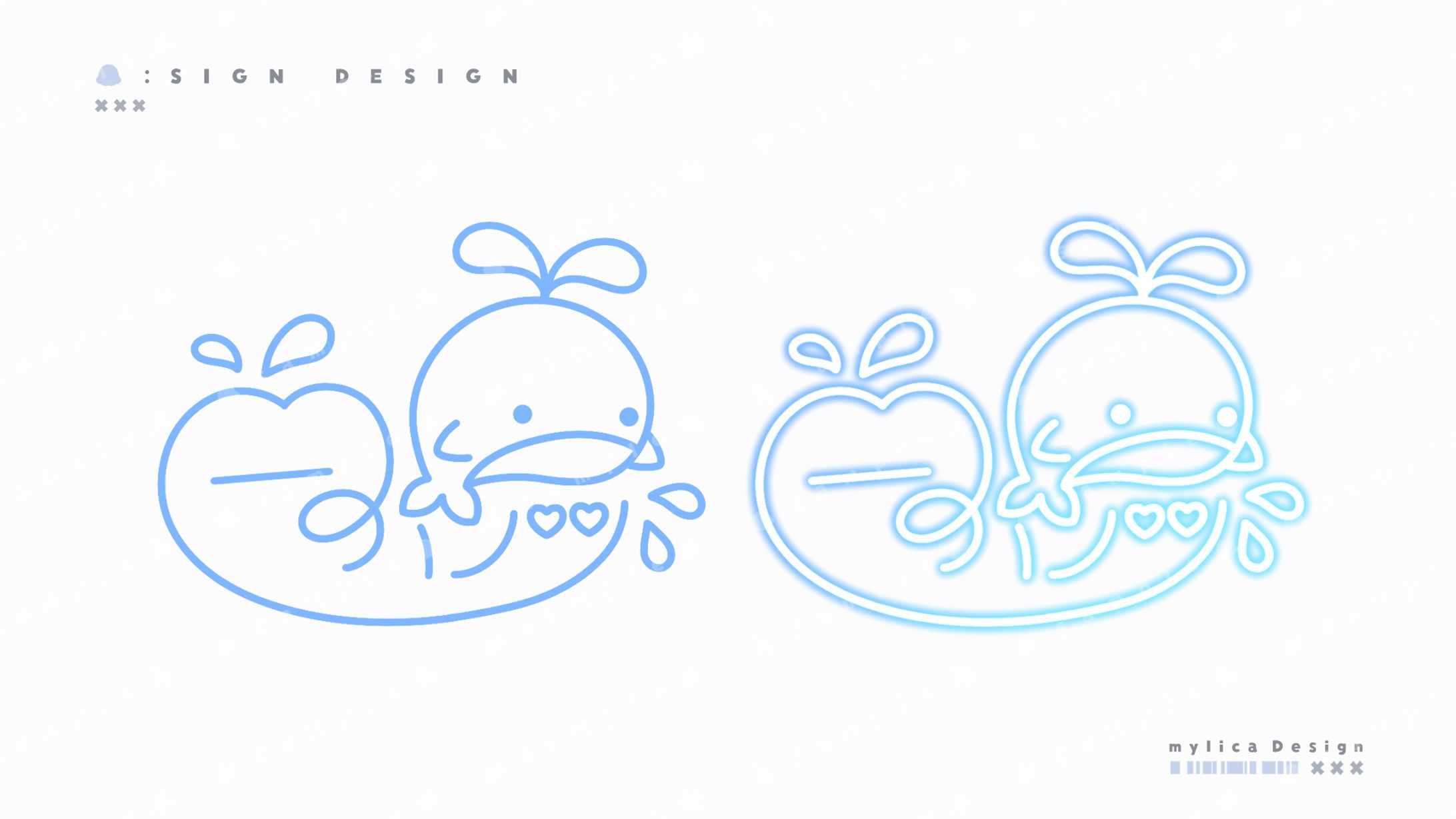 白パンツ / SIGN DESIGN-1