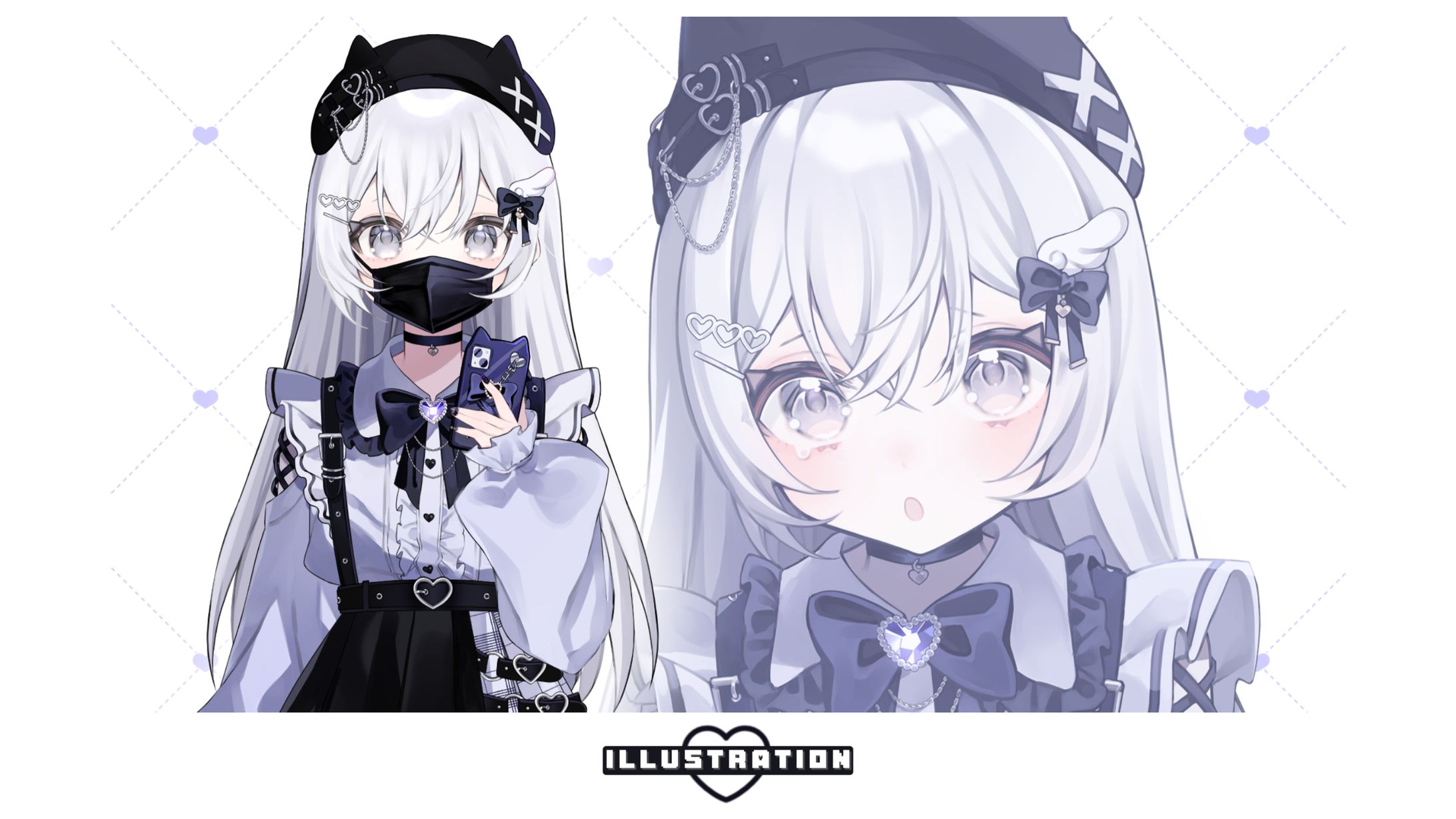 優貴肇 / 地雷系衣装 立ち絵イラスト-1