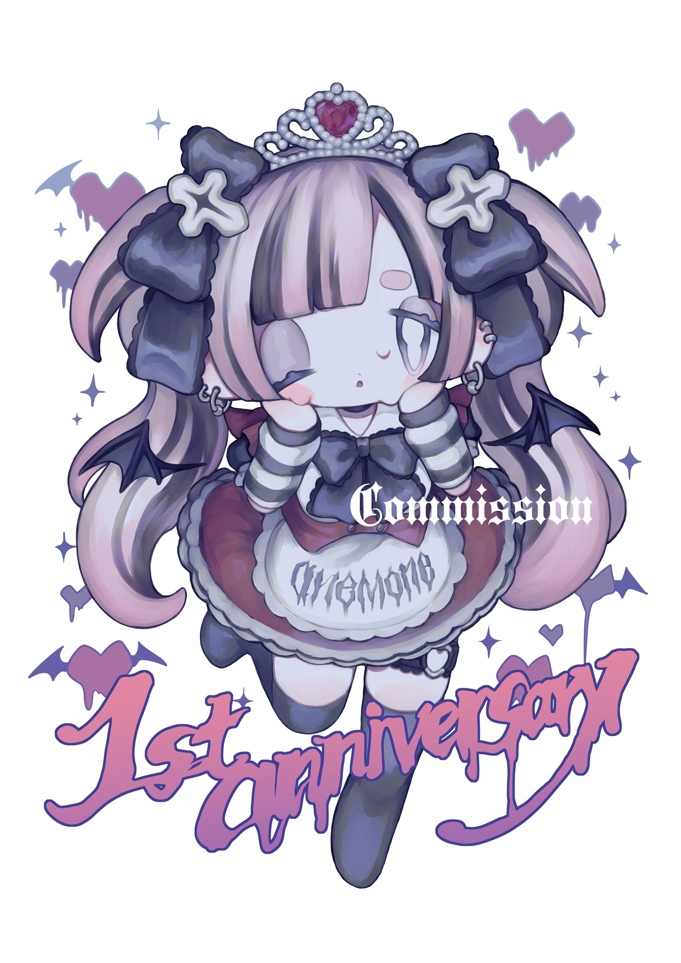 不純喫茶アネモネ 1周年記念イラスト-1