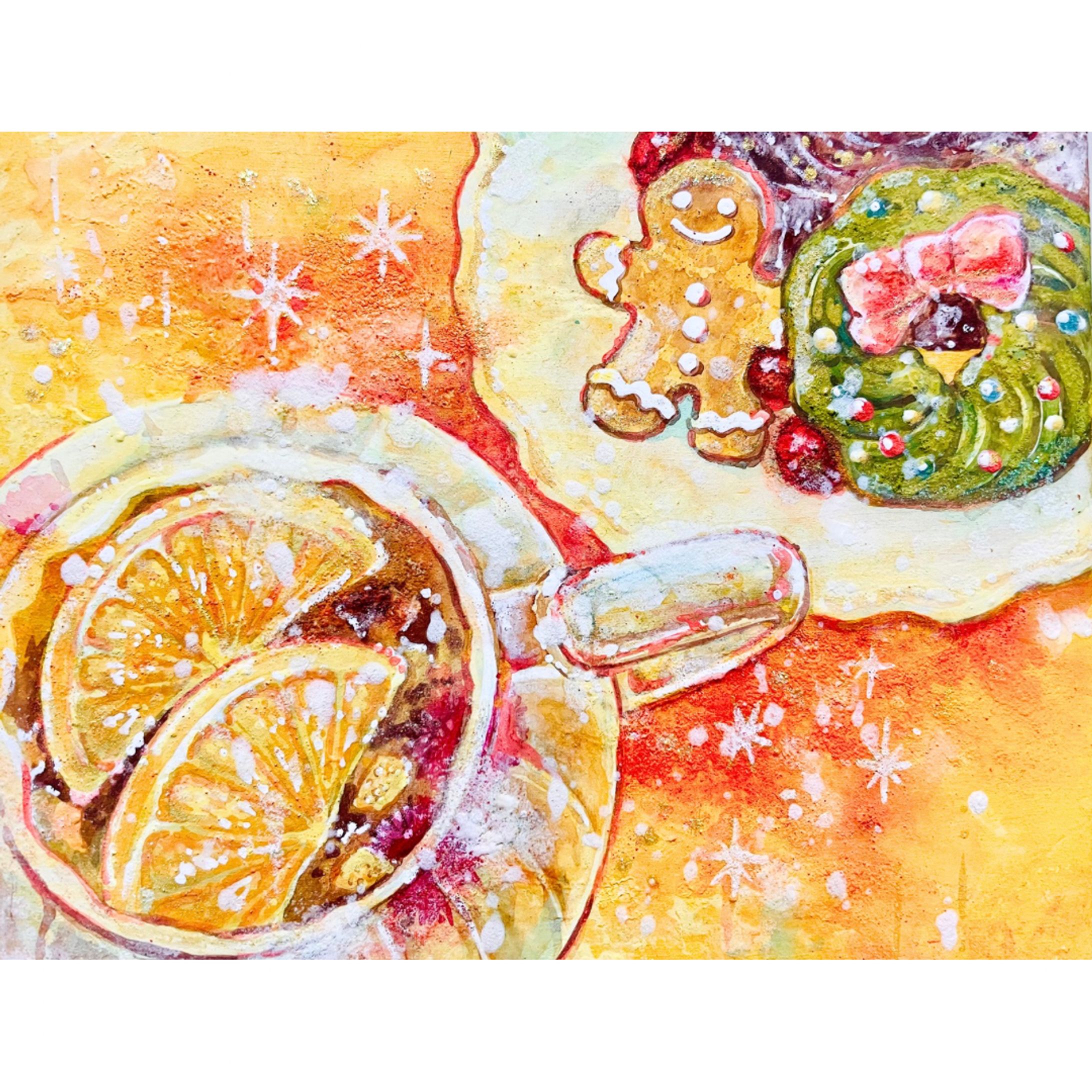 Original / オレンジ色のクリスマス-1