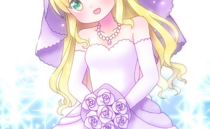 ジューンブライドちゃん✨　#イラスト　#お絵描き　#illustration #illust #女の子　#女の子イラスト　#デジタル　#デジタルイラスト　#デジタル絵　#オリジナル　#オリジナル絵　#オリジナルイラスト　#ジューンブライド　#ウエディングドレス　#ウェディングドレス　#花嫁　#花束　#薔薇　#ベール