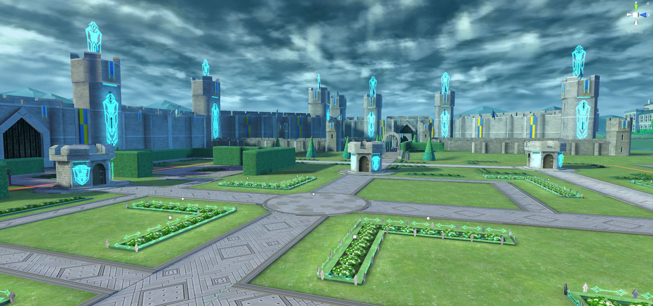 ソーシャルゲームより3D背景①-1