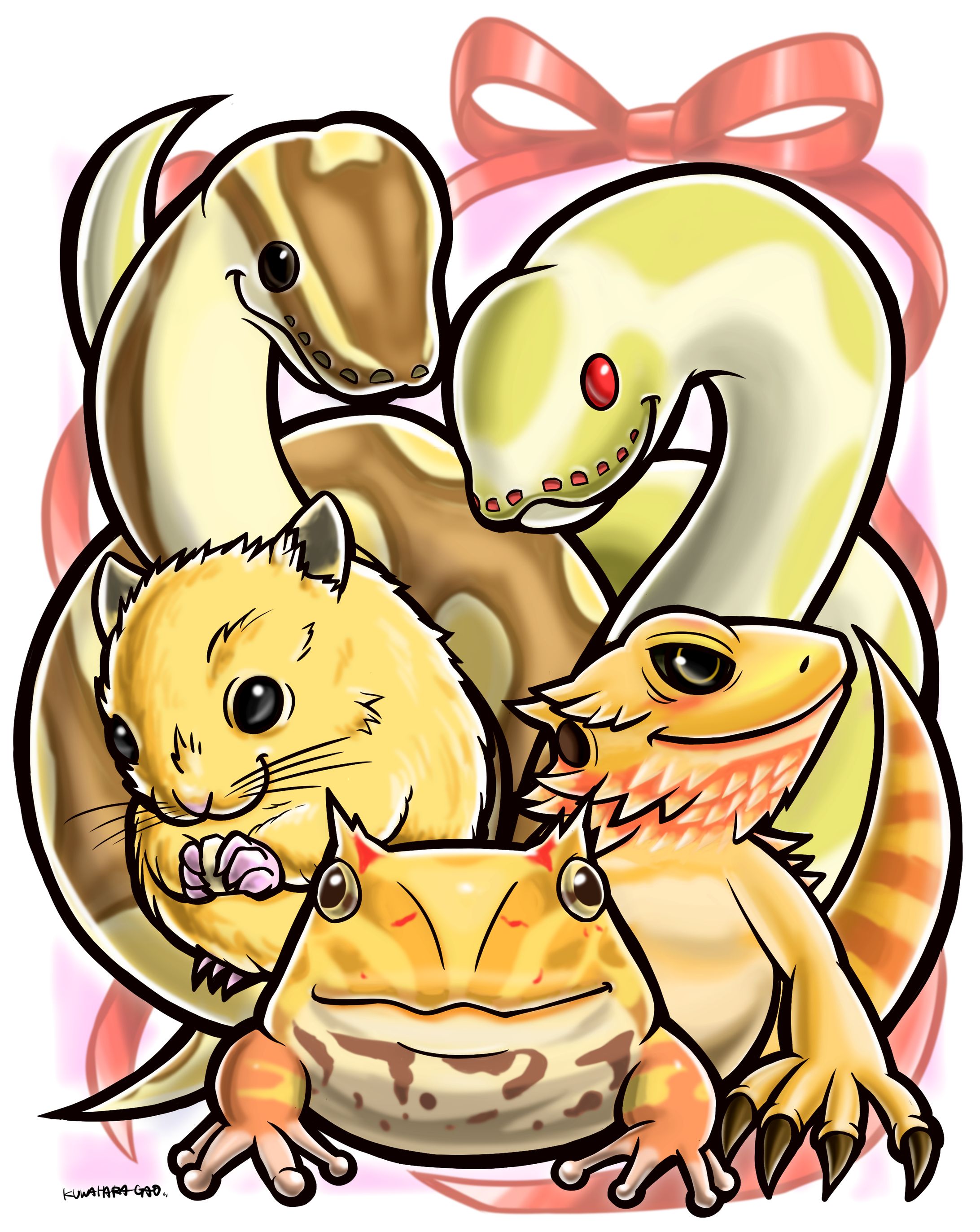 ペット似顔絵-1