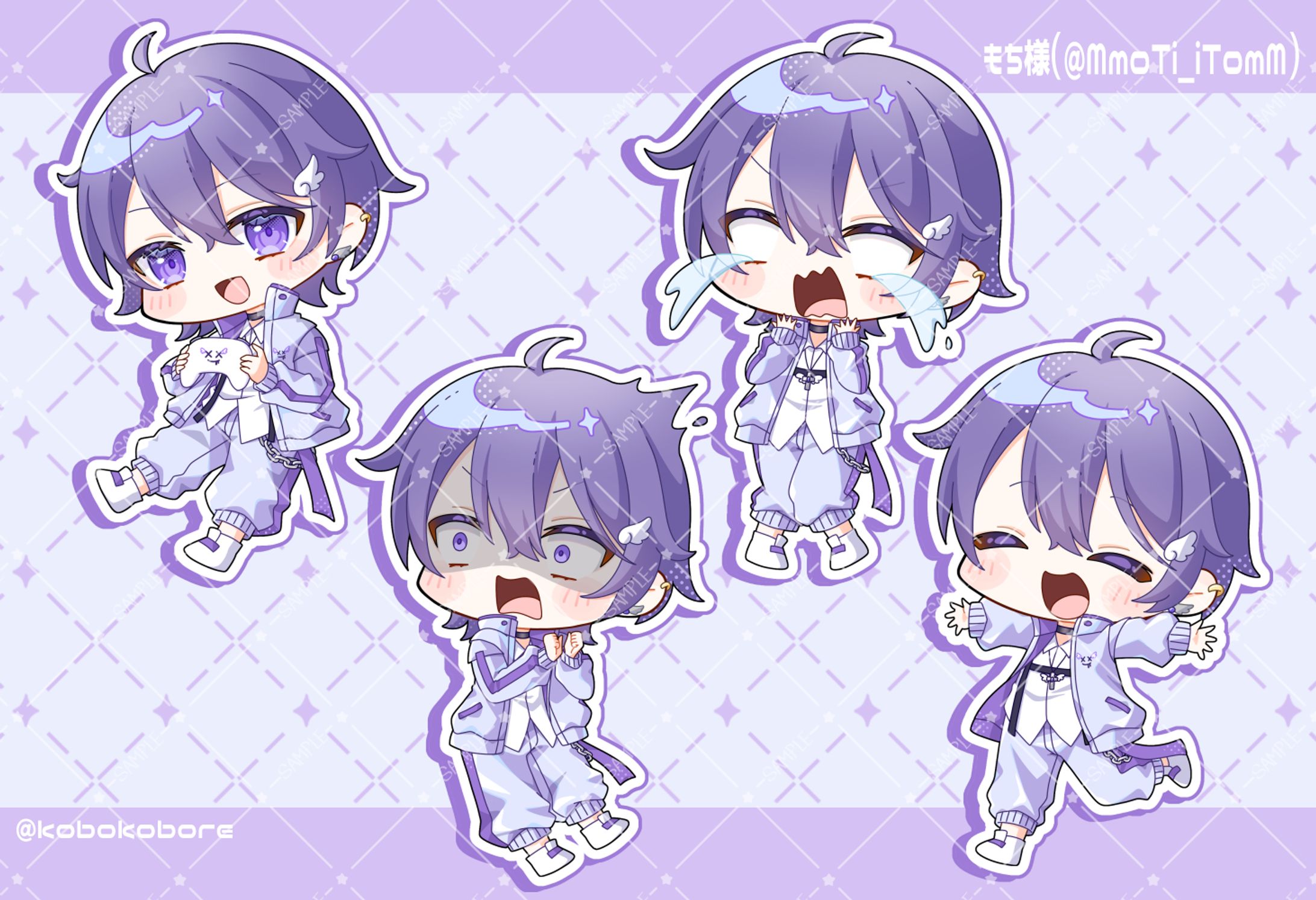 【もち様】ミニキャライラスト-1