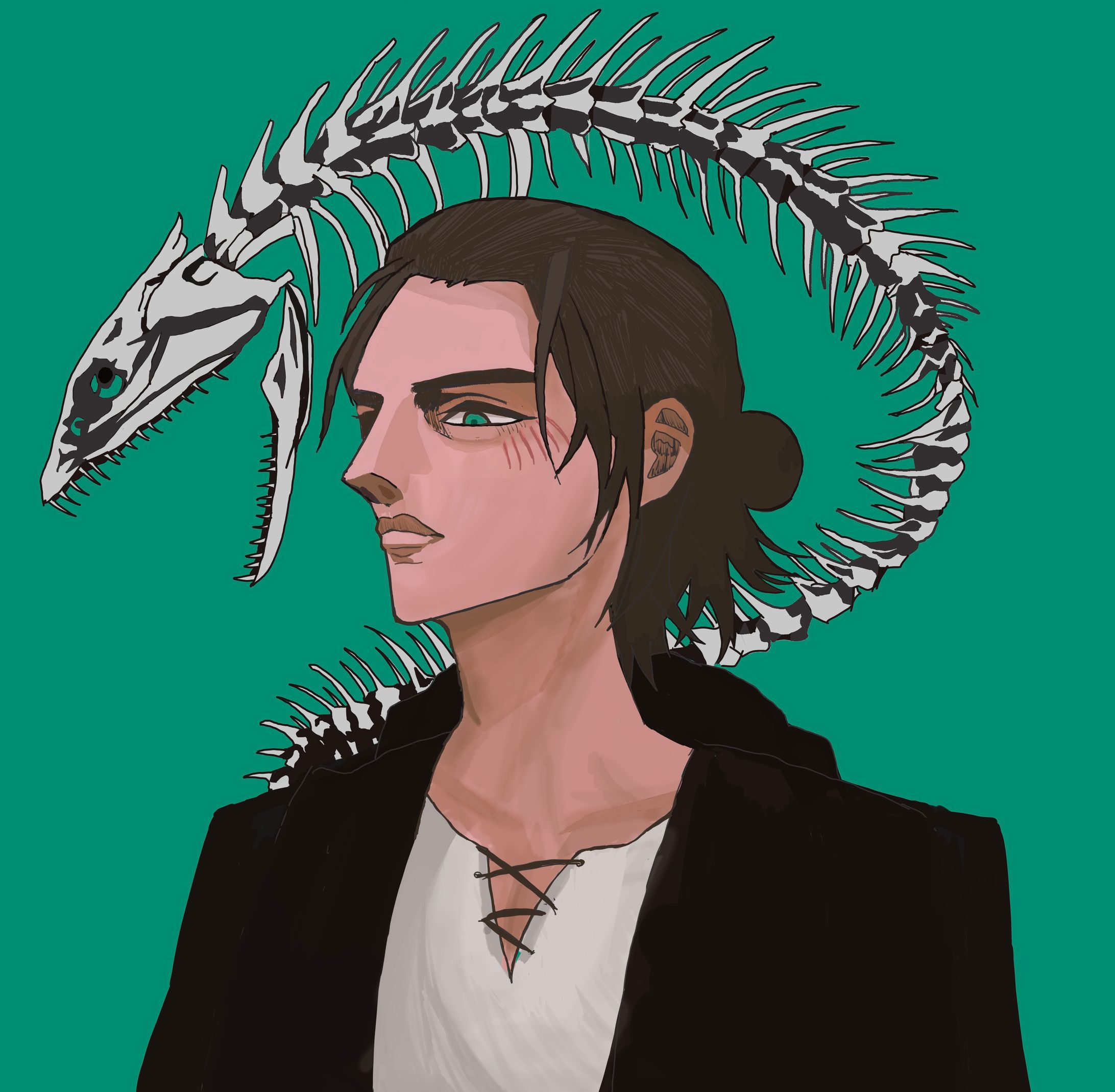 進撃の巨人　イラスト-1