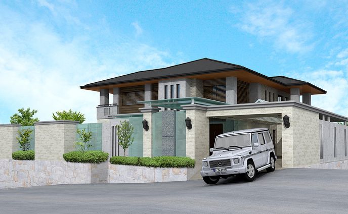 一般建築住宅  外観ＣＧパース