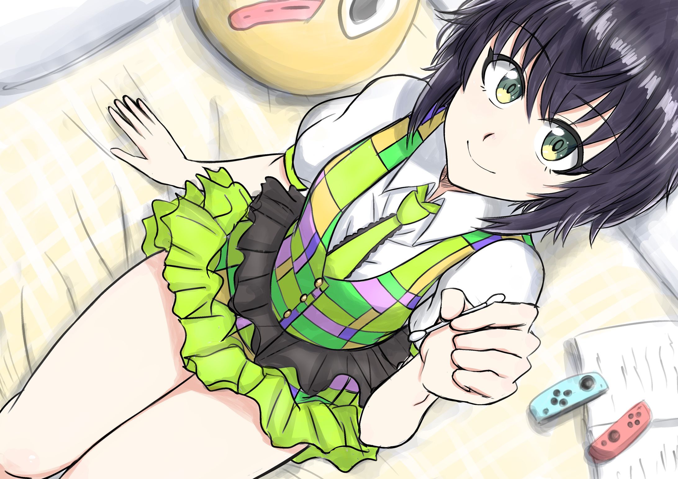 「えのぐ」ファンアート-2019年 スチル絵風イラスト-1