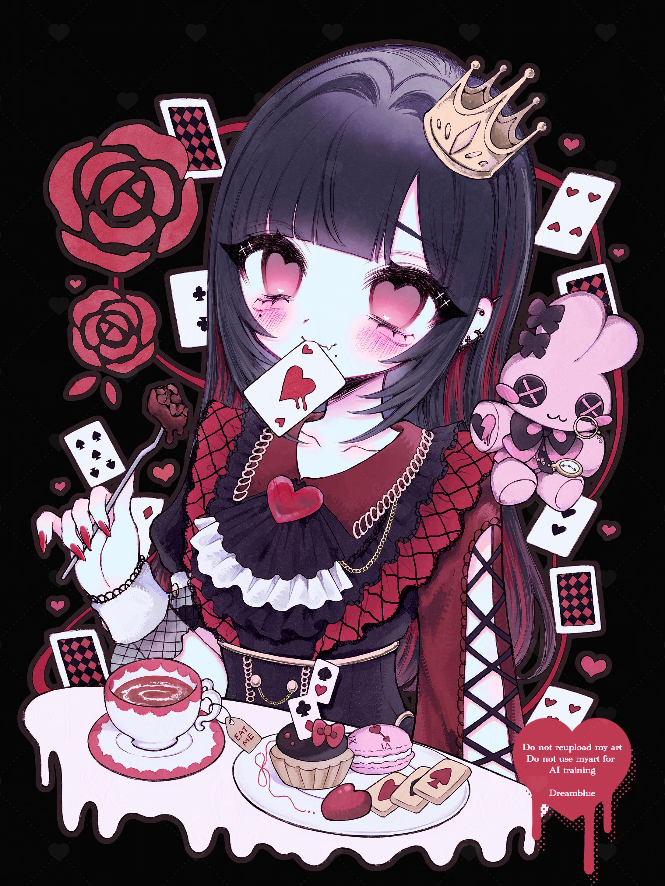 御來夜さくは様 生誕Tシャツイラスト-1