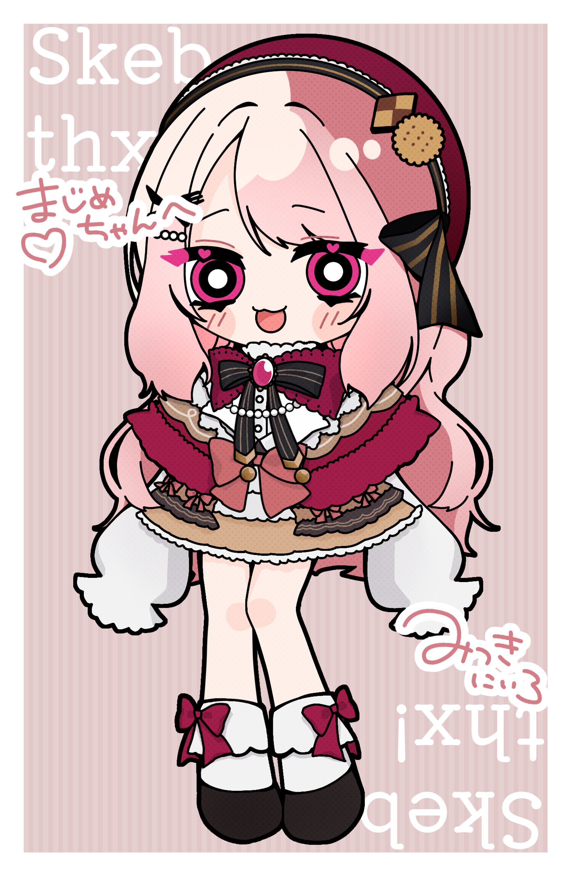 まじめちゃん様/カートゥーンイラスト-1