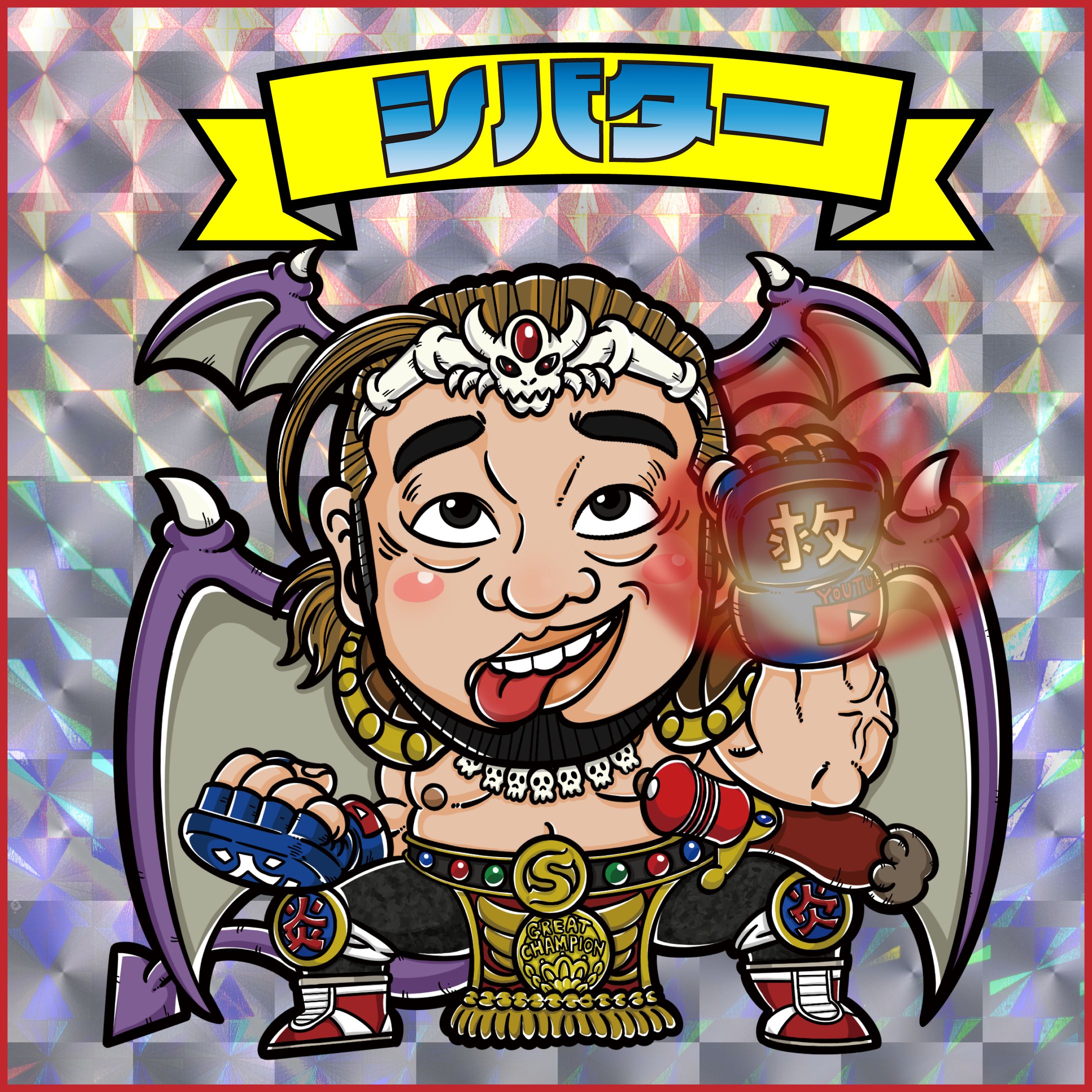 シール風似顔絵-1
