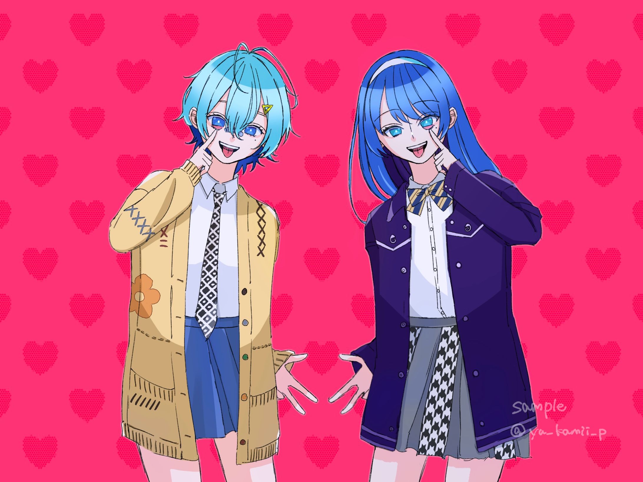 【コミッション】オリジナルキャラ(推し衣装)-1